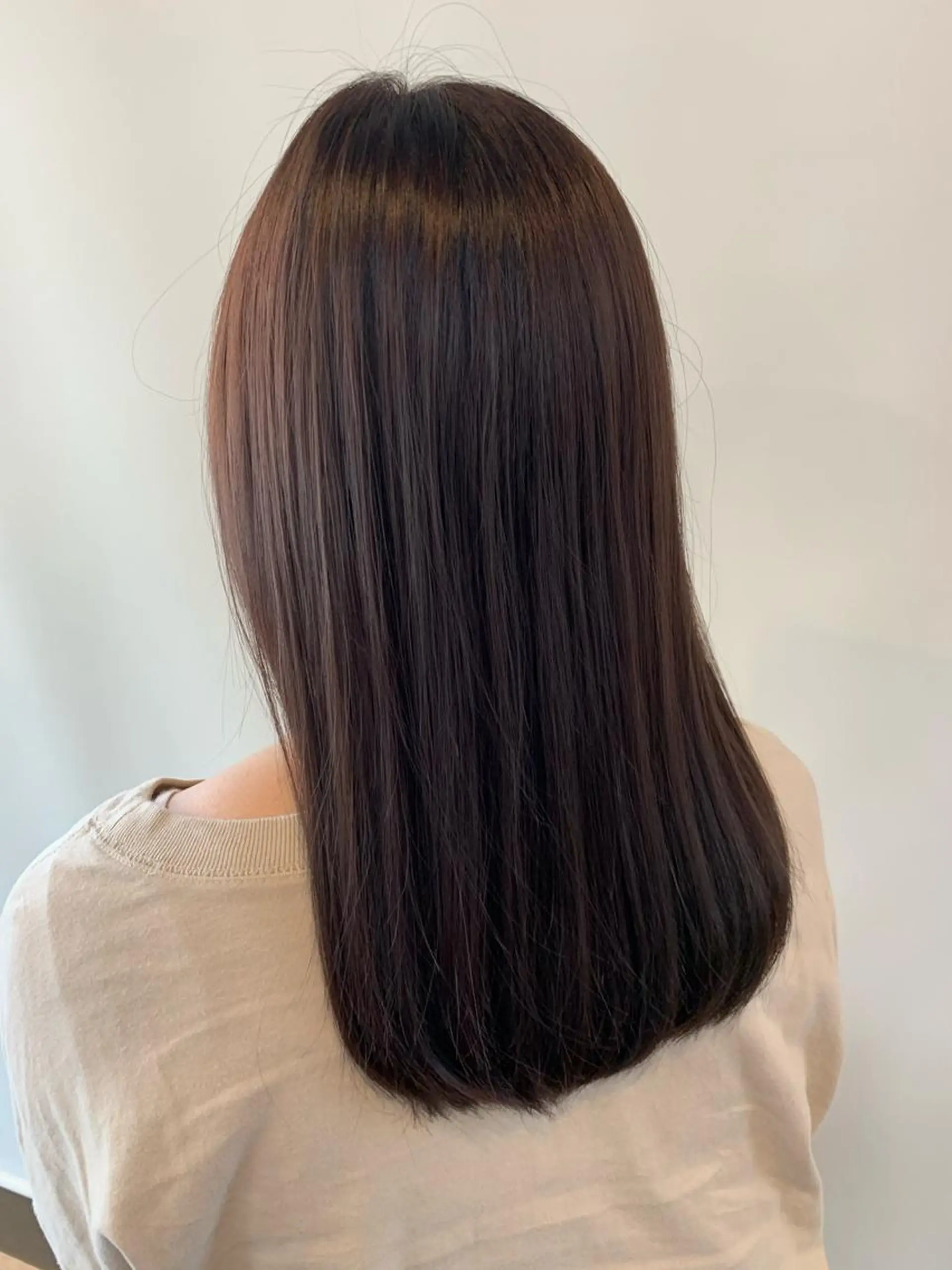 セミロング カラー ブラウンカラー ナチュラルブラウン ヘアカラー トリートメント FLAGS YAMATOのヘアスタイル