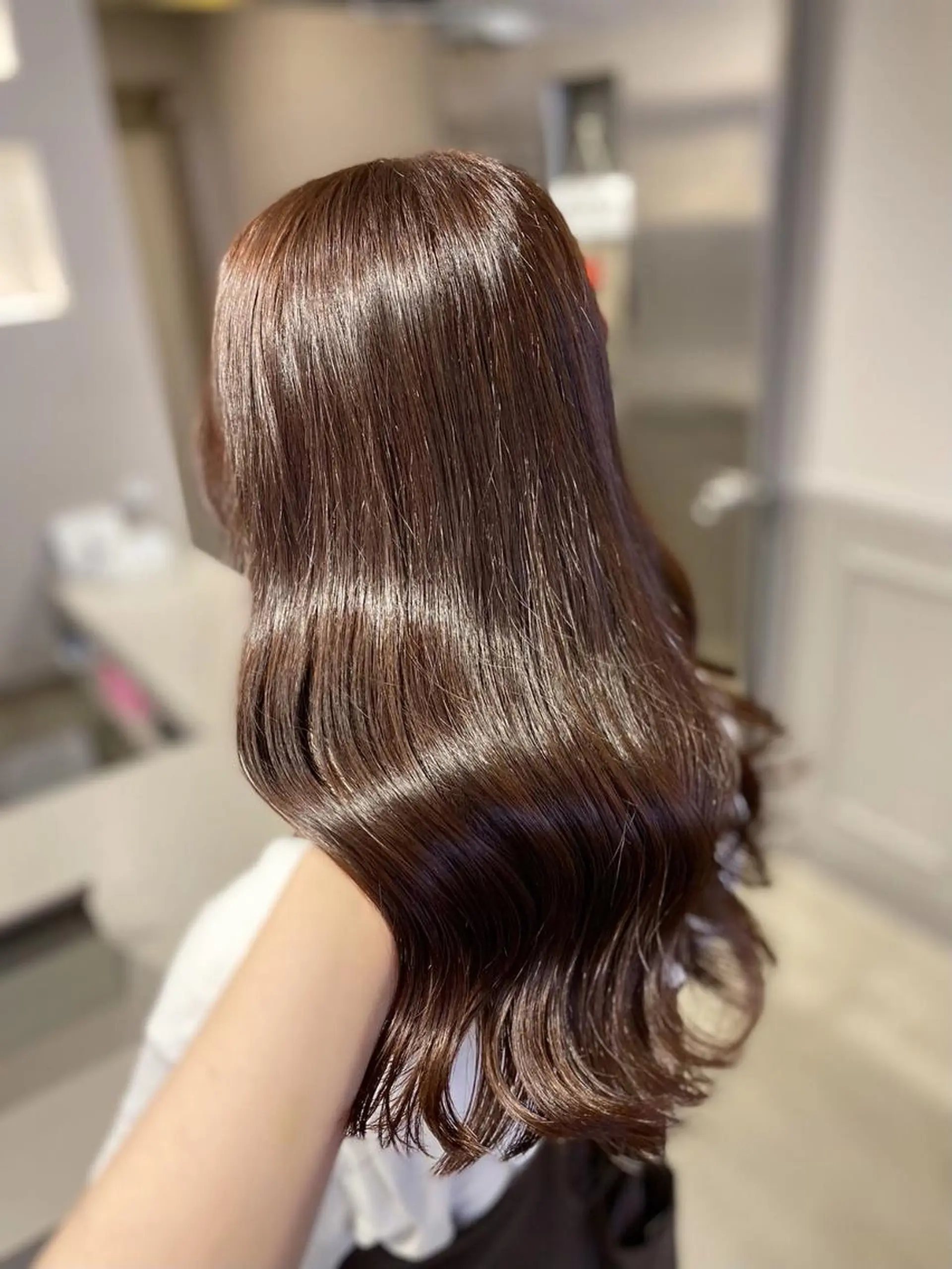 カラー ヘアカラー トリートメント 透明感🫧ナチュラル 上品ヘア🫧銀座のヘアスタイル