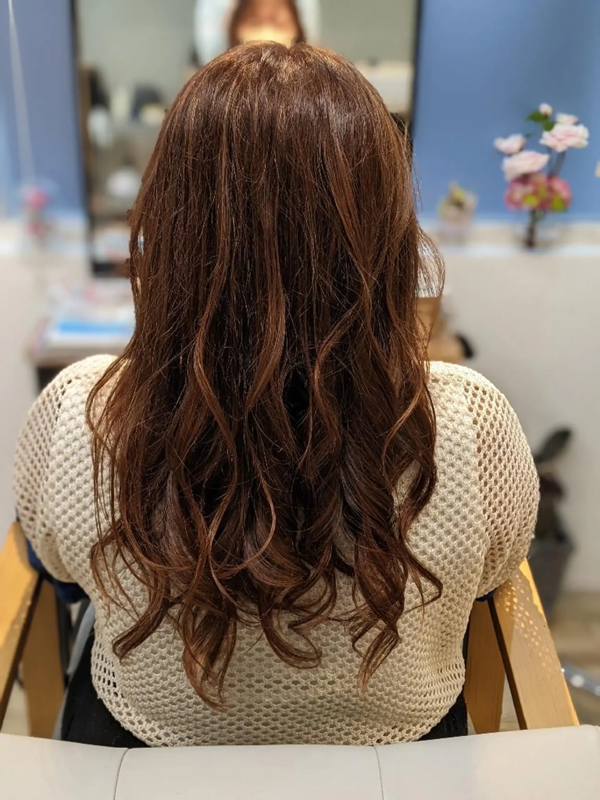 ロング カラー ブラウンカラー ハイライトカラー ピンクカラー ピンクブラウン ハイライト Kokeshi /Rymlhairのヘアスタイル