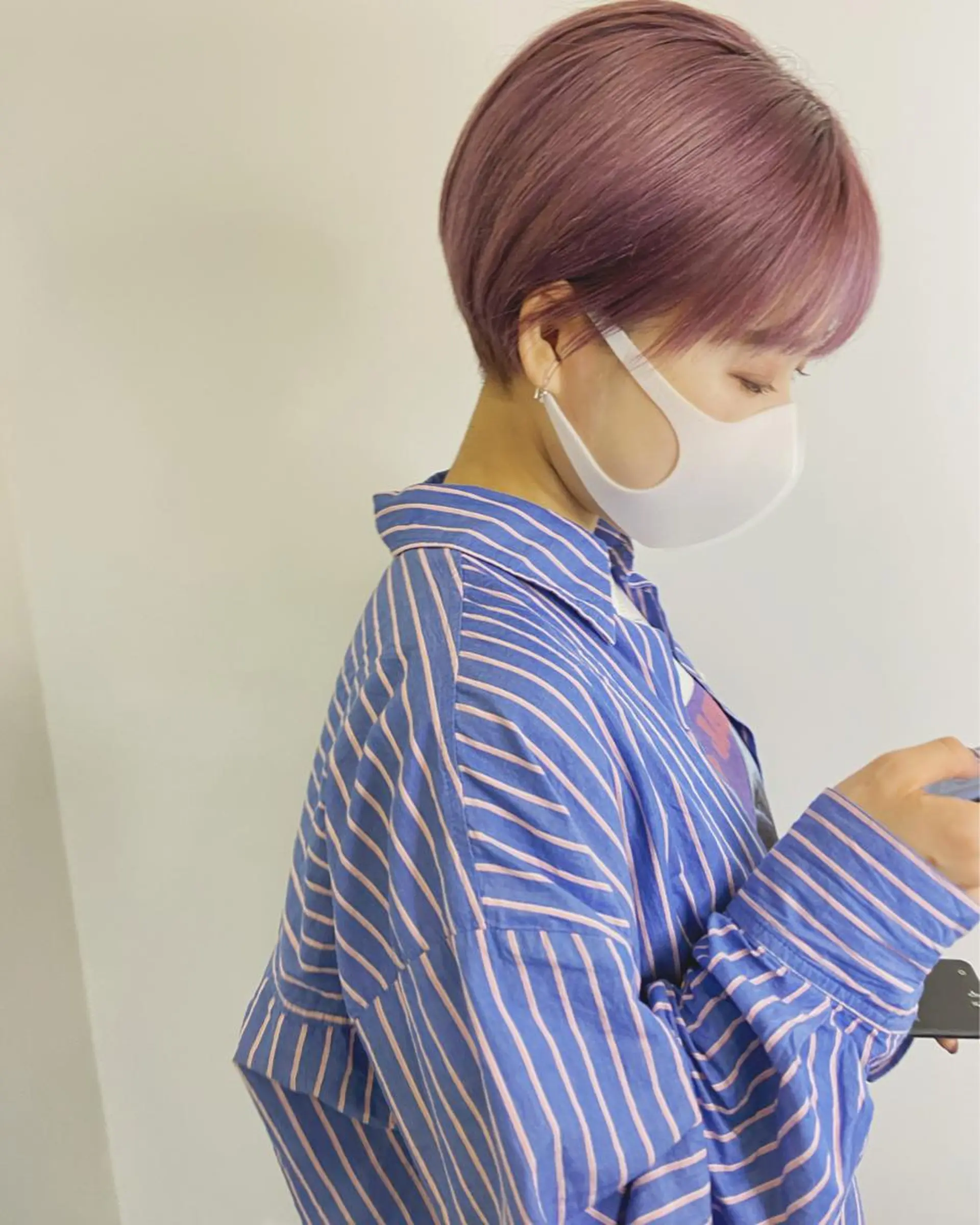 ショート カラー パーマ ヘアアレンジ メンズ キッズ ネイル マツエク・マツパ ショート/ボブ🌿 柏原良亮のヘアスタイル