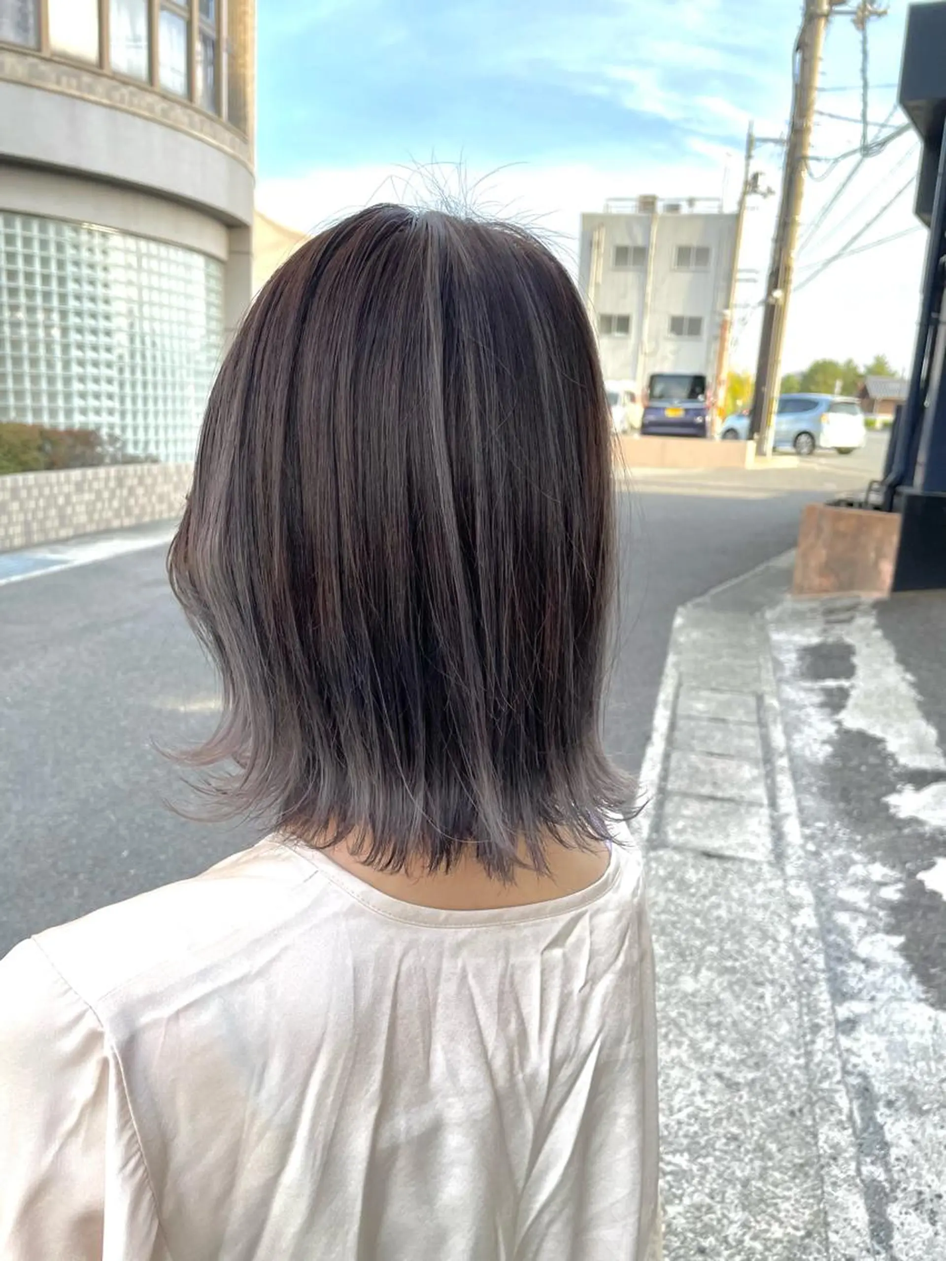 ミディアム ヘアカラー トリートメント 岩崎 祐大のヘアスタイル