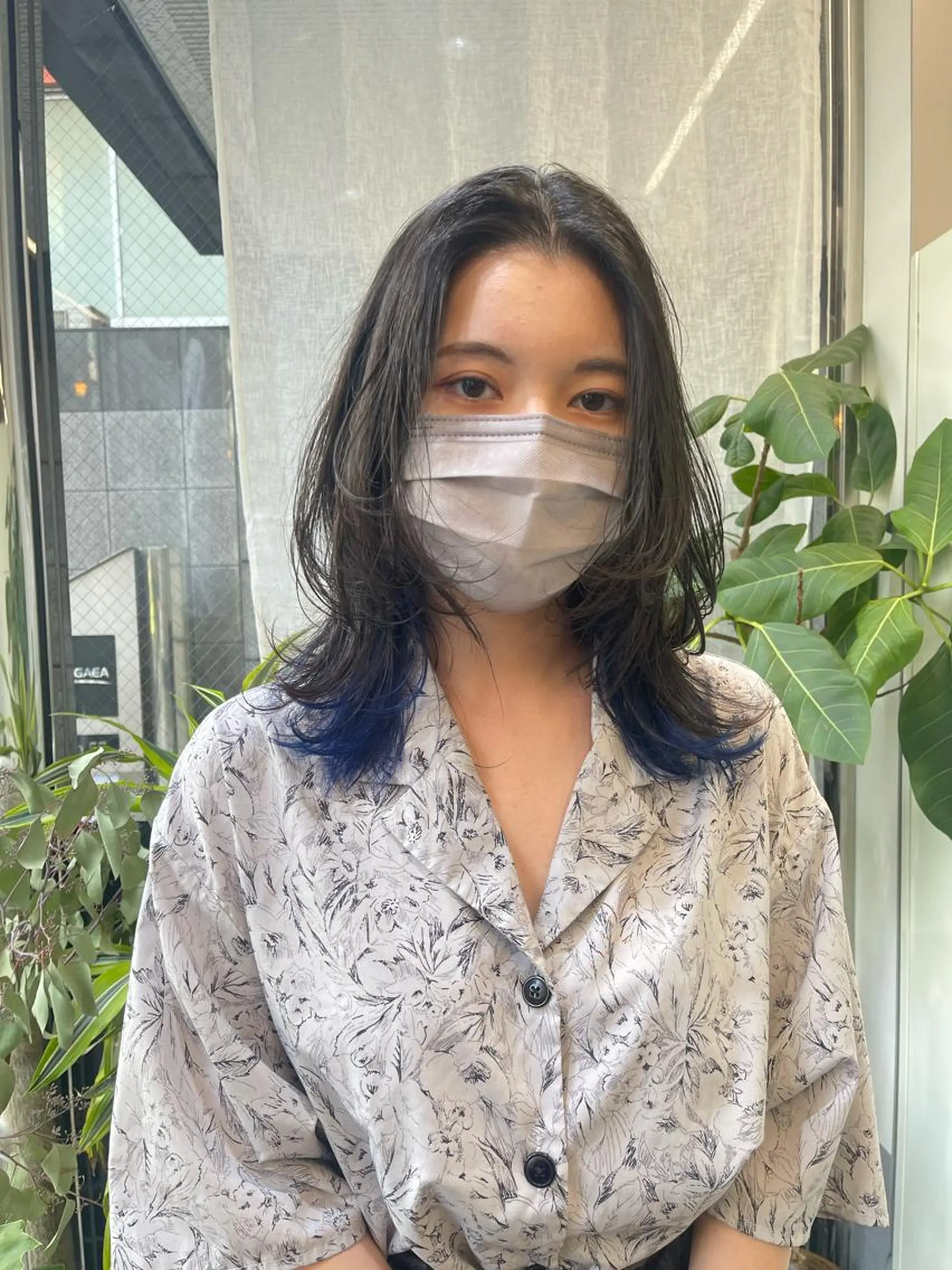 ミディアム カラー ヘアアレンジ ヘアカラー Peyp所属・早瀬 裕之のヘアスタイル