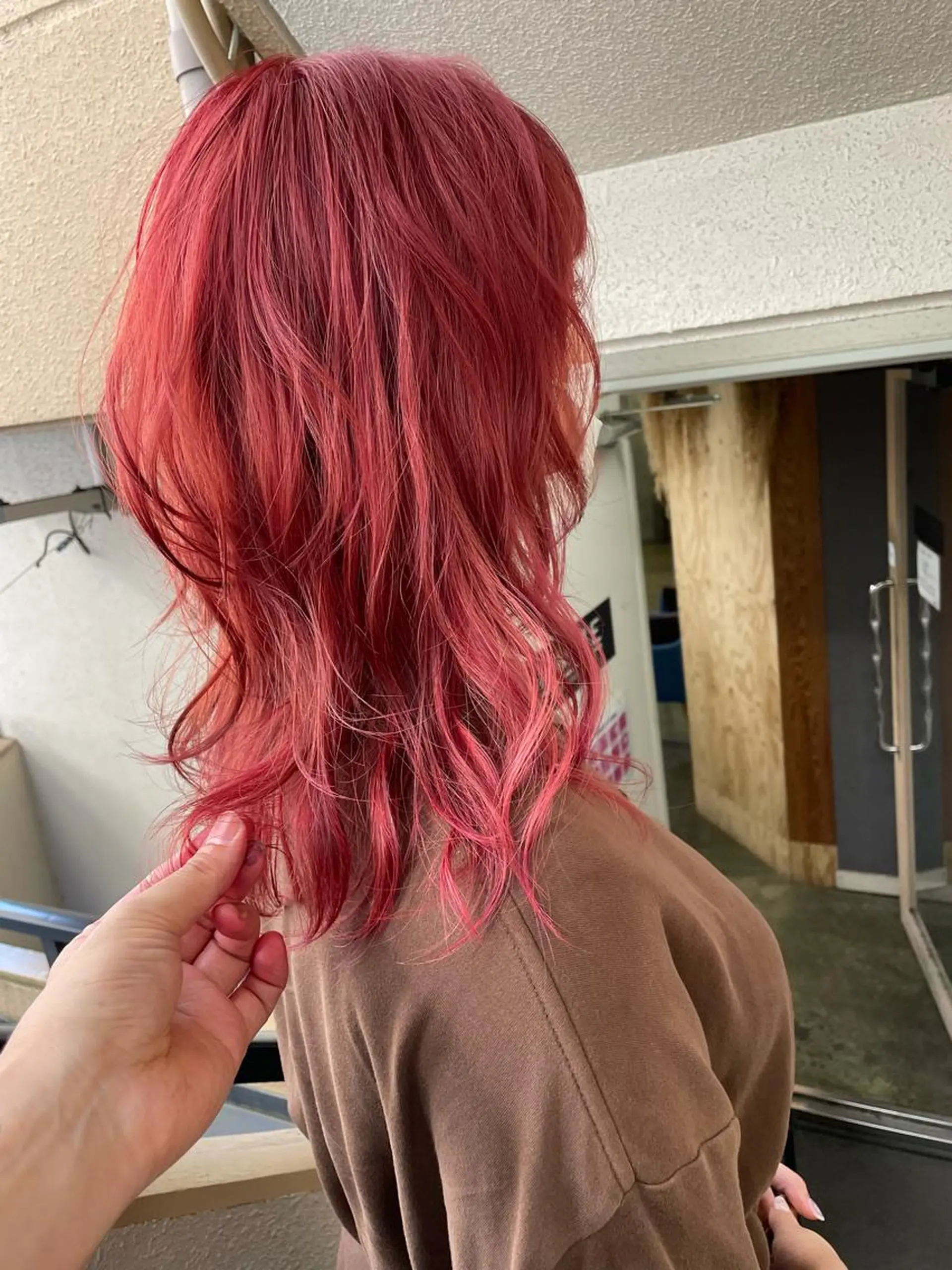 ミディアム カラー カット ヘアカラー 縮毛矯正 トリートメント 💎髪質改善💎 デザイナーshinのヘアスタイル