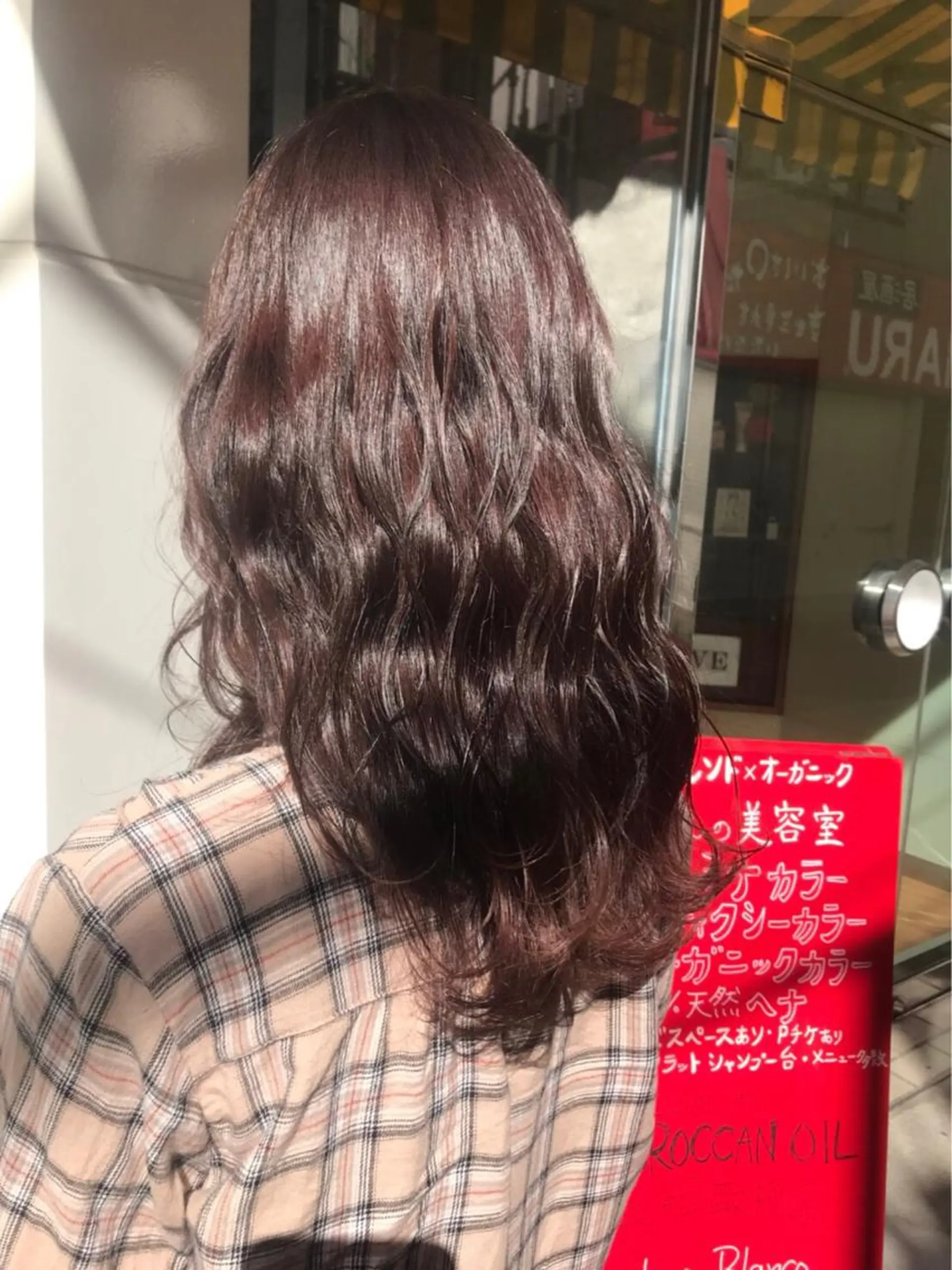 ミディアム カラー ブラウンカラー ナチュラルブラウン 💈Blanco💈 カラー&ケア🌈のヘアスタイル
