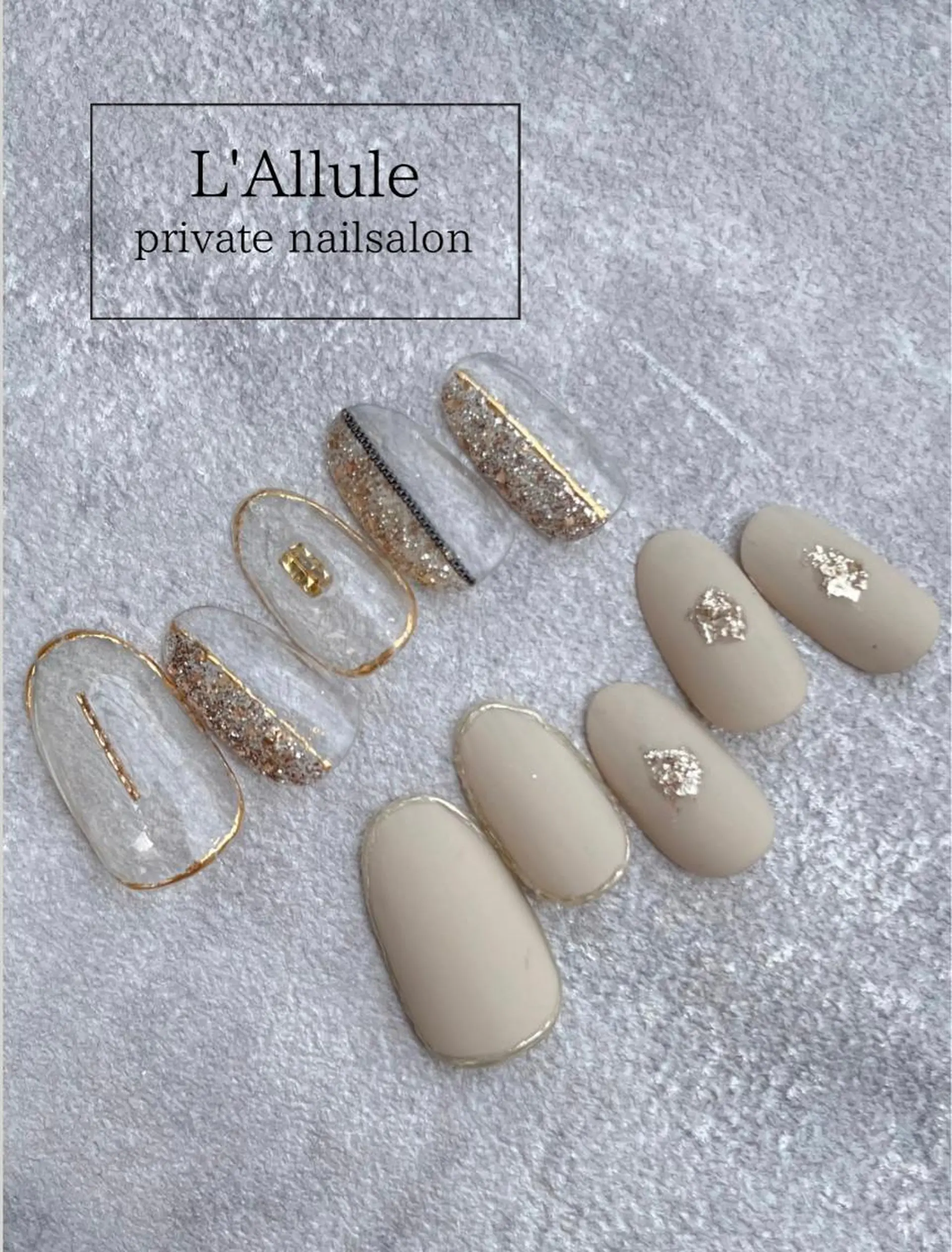 ロング ハンドネイル nailsalon -L'Allure-のネイルデザイン