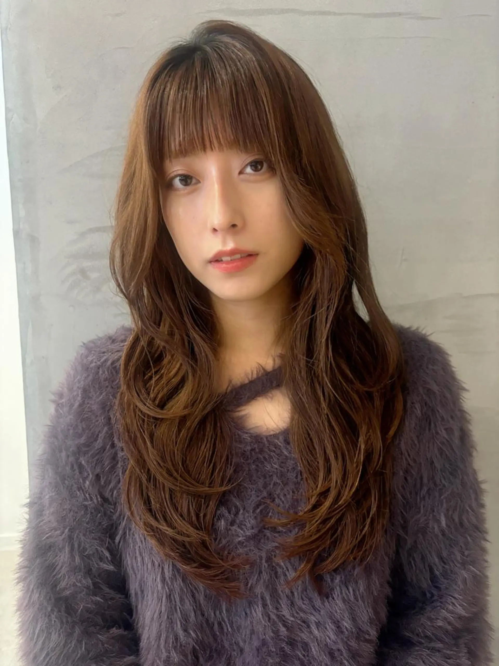ロング レイヤーカット ロング RABU（ému） 伏見/髪質改善のヘアスタイル