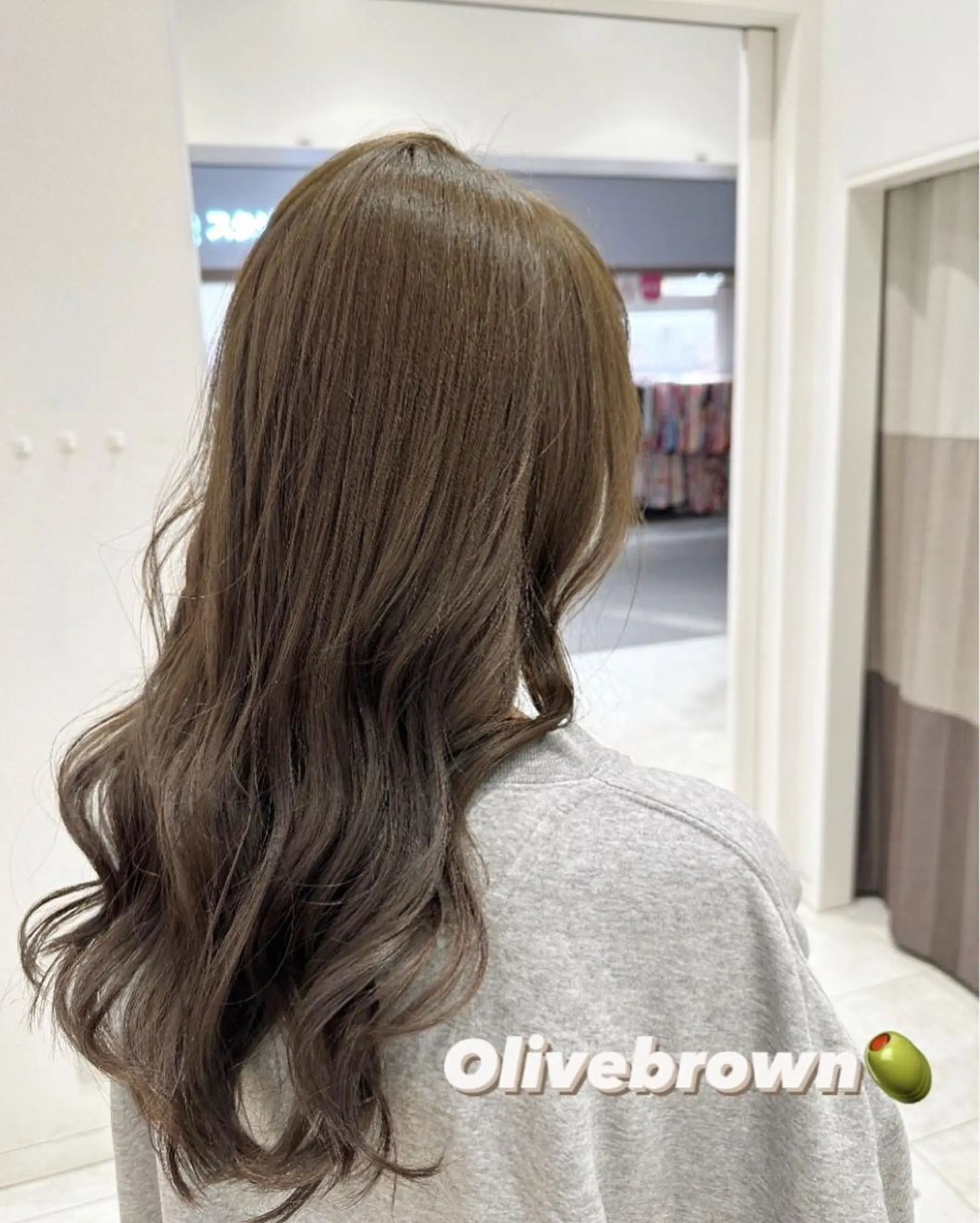 ロング カット ヘアカラー トリートメント GOAT_茅ヶ崎 キシ サクラのヘアスタイル