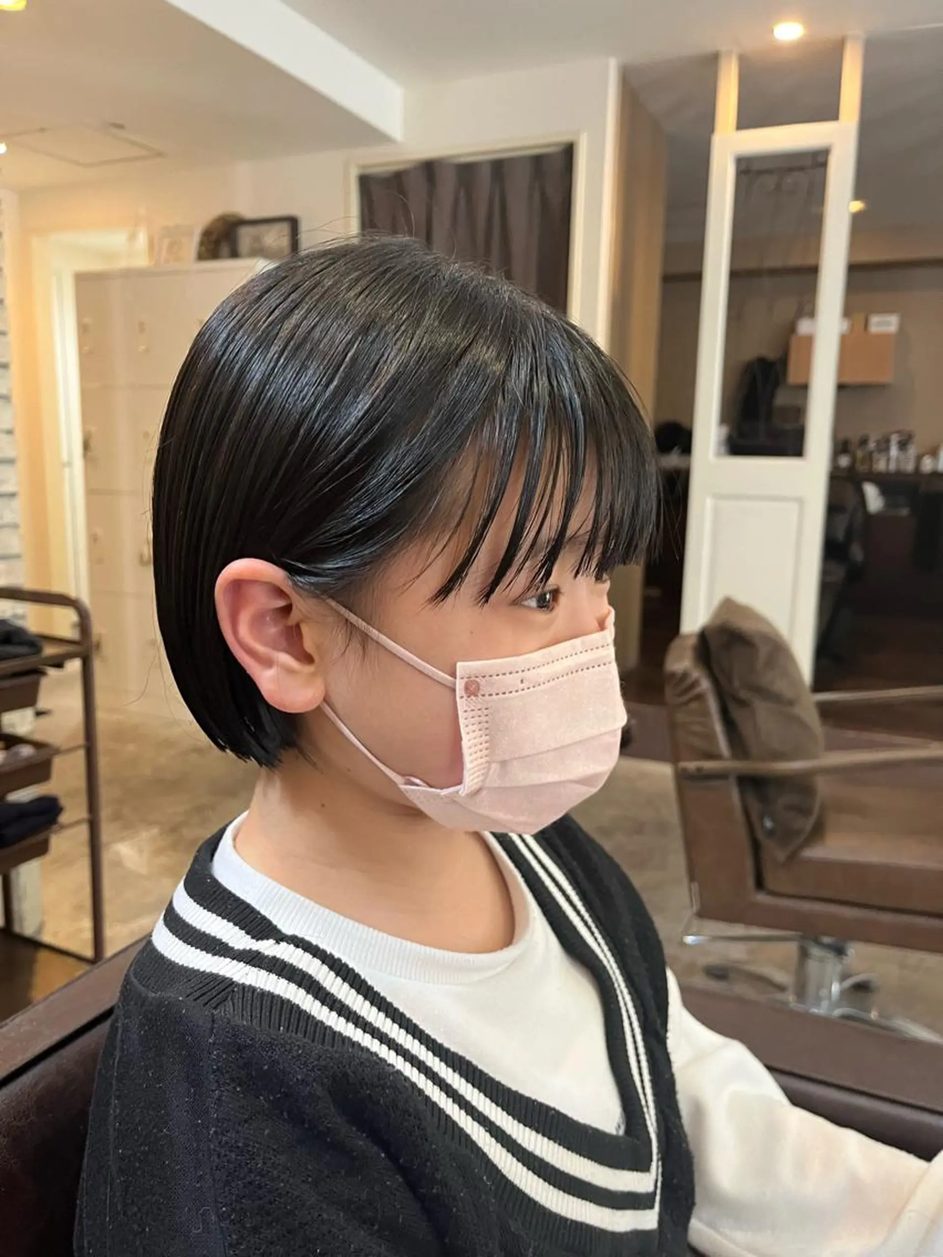 ミディアム カット ヘアカラー ショートスタイル /tomo.のヘアスタイル