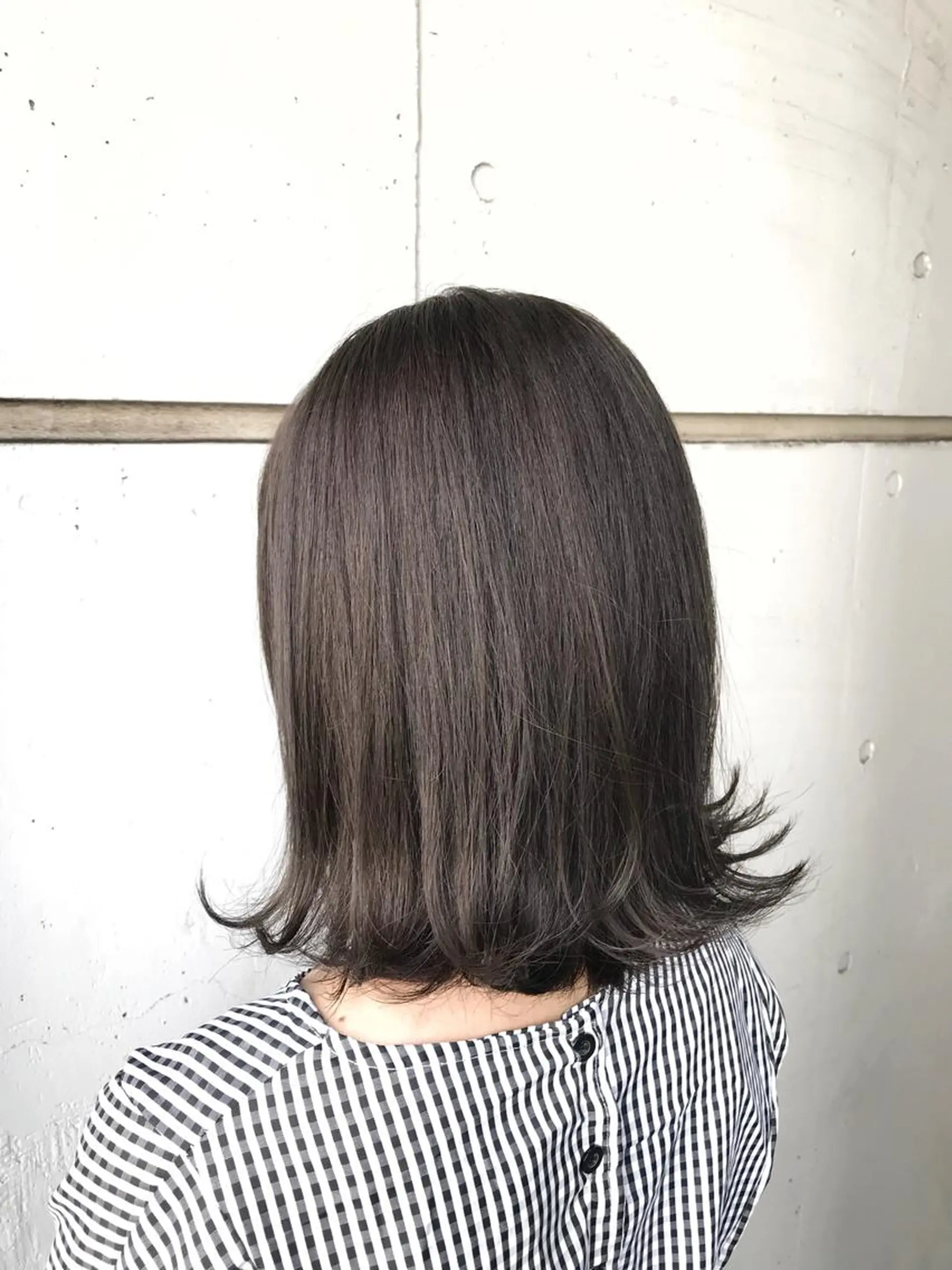 ミディアム カラー カット ヘアカラー トリートメント 原山 直人のヘアスタイル