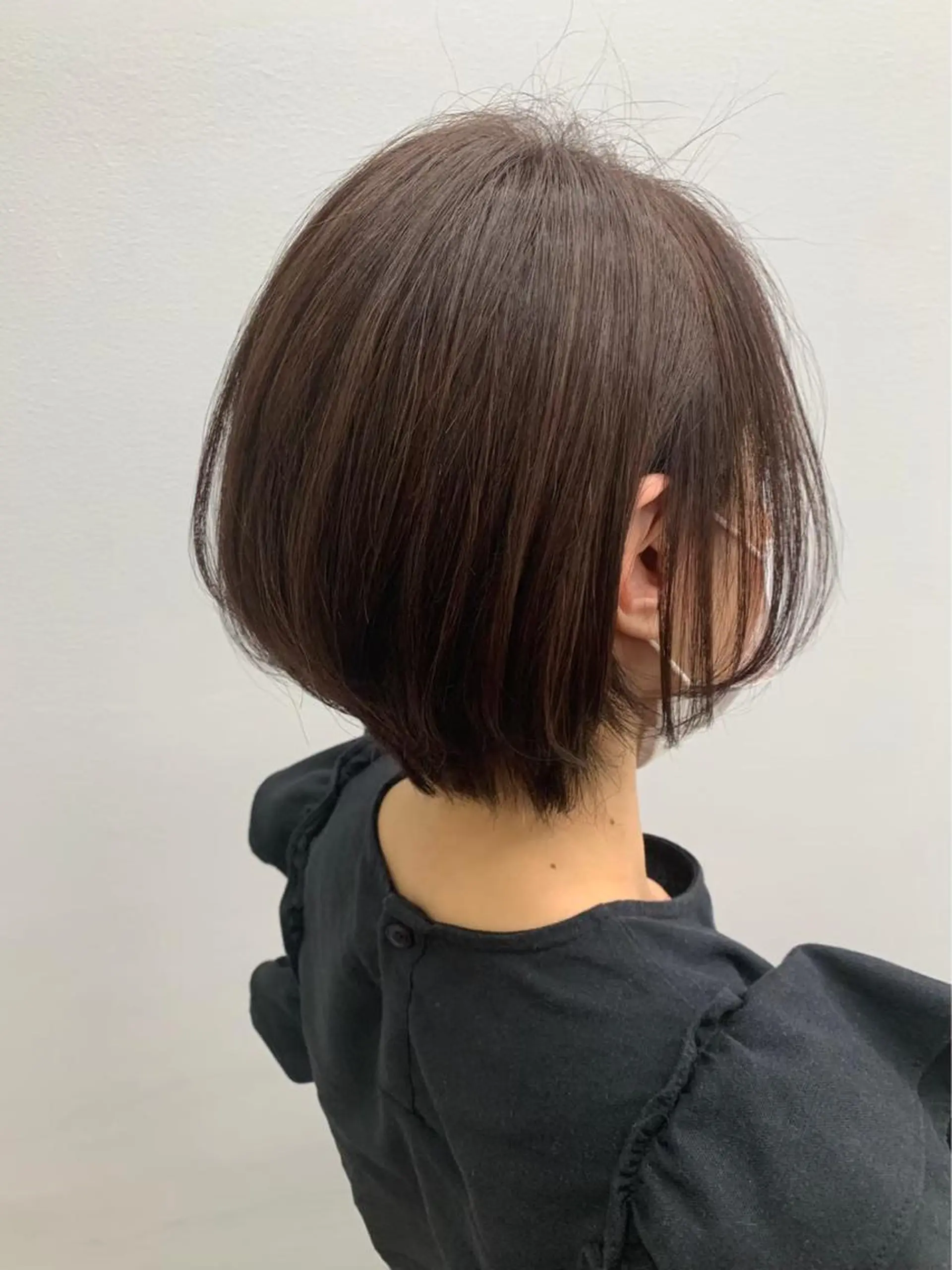 ショート カラー 京都レイヤーカット/ 縮毛矯正/羽柴りくのマツエク・マツパデザイン