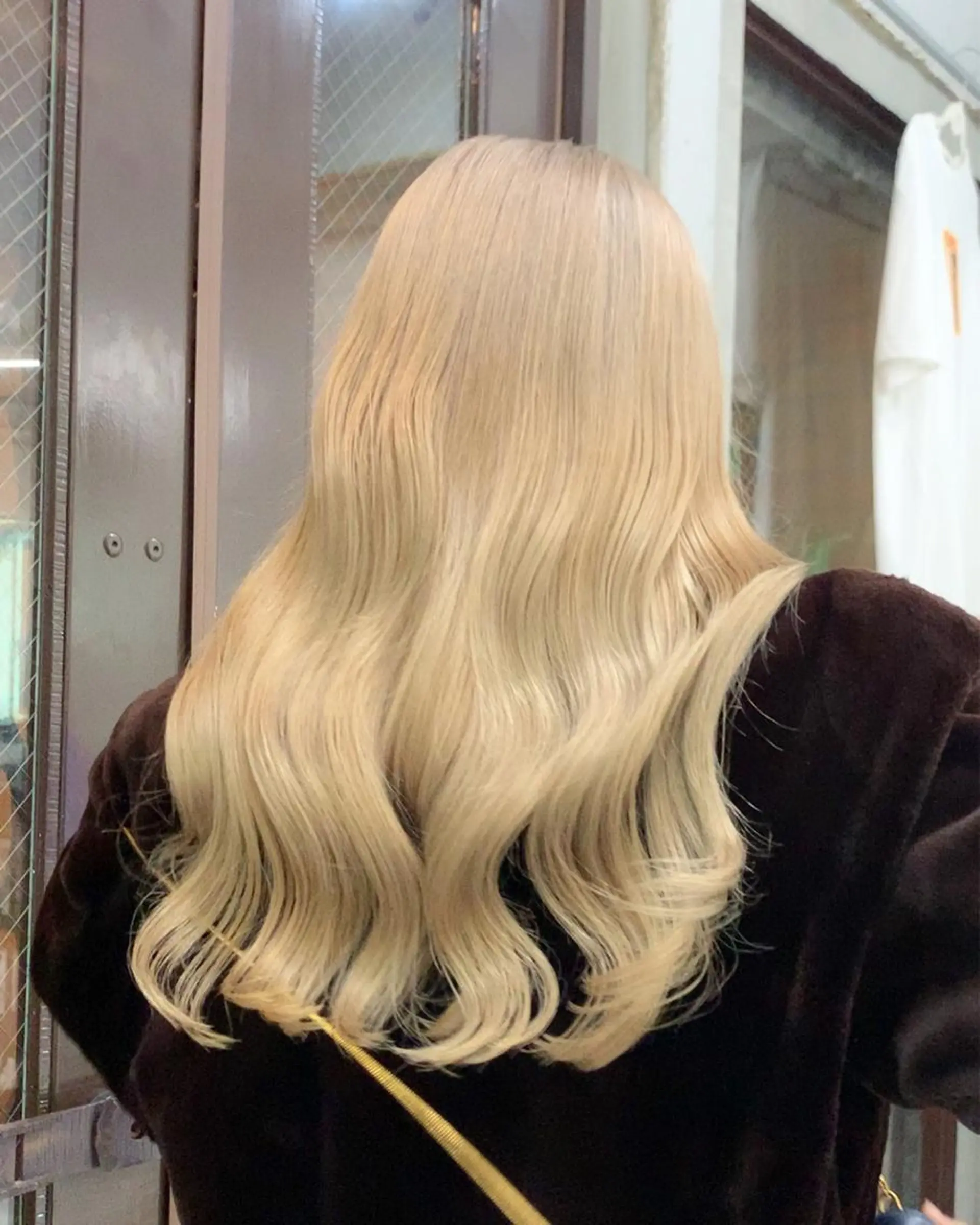 ロング カラー ブロンド 卒業式ヘアセット🎀 ヘアアレンジのヘアスタイル