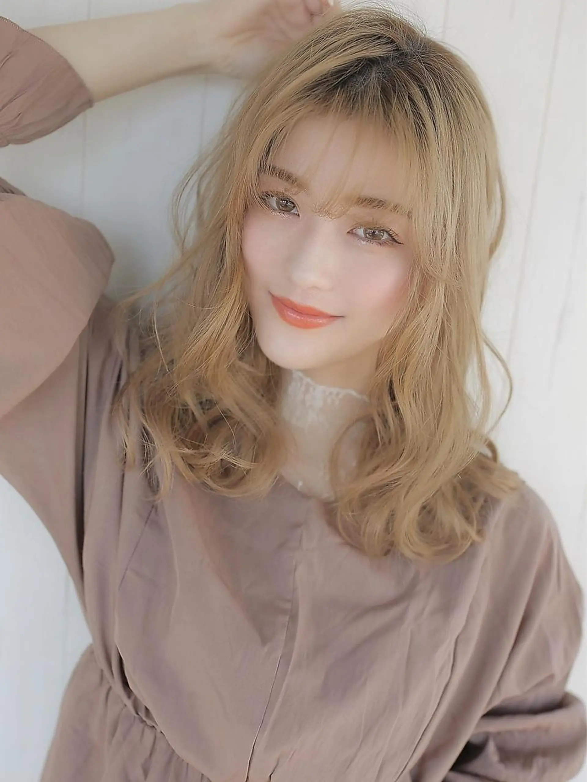 セミロング カット ヘアカラー パーマ トリートメント NicoRE. 大人女子×髪質改善のヘアスタイル