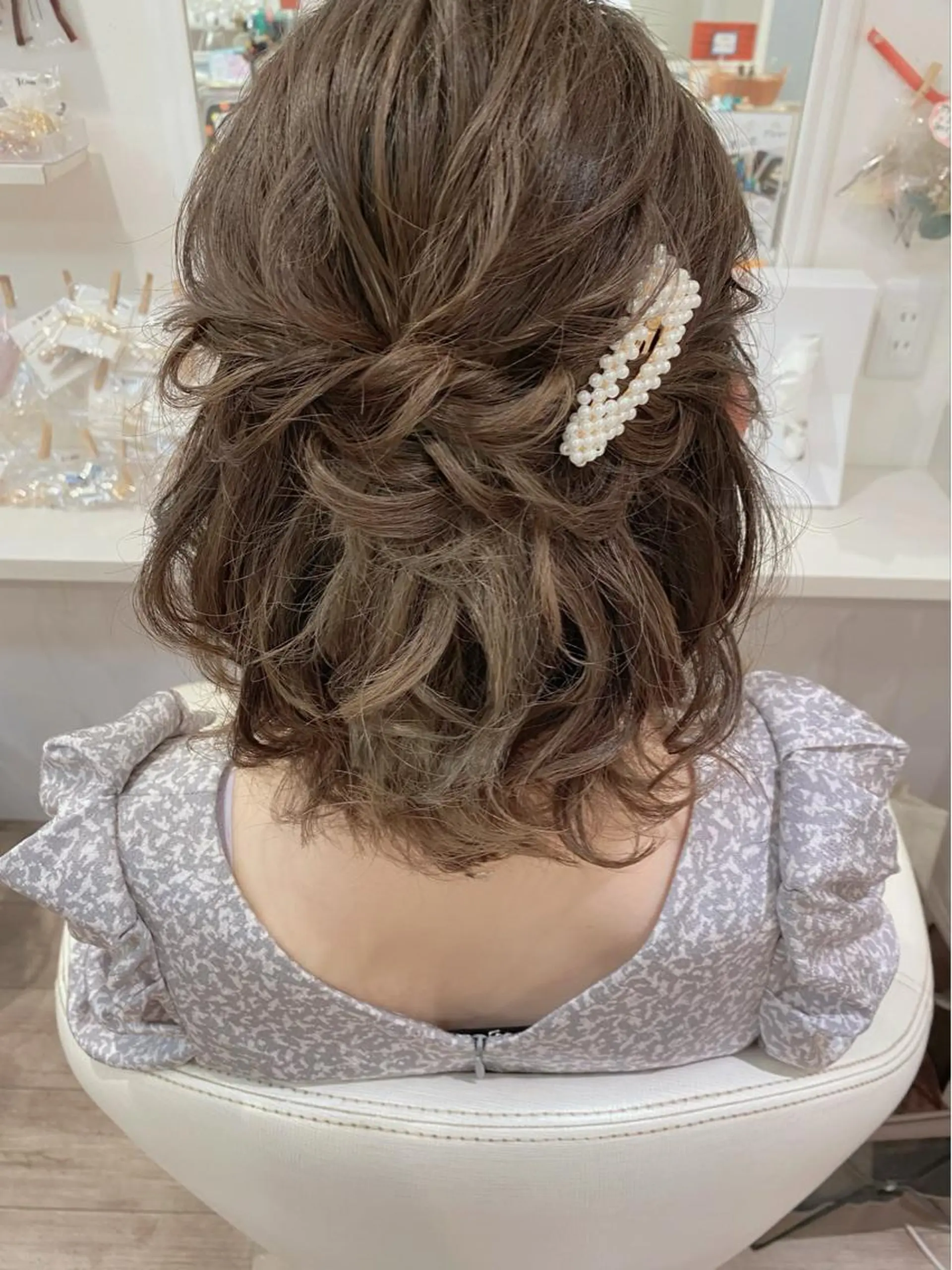 ミディアム ヘアアレンジ セットサロン      ラフテル所属・大阪/ヘアアレンジ /似合わせset💐のヘアスタイル