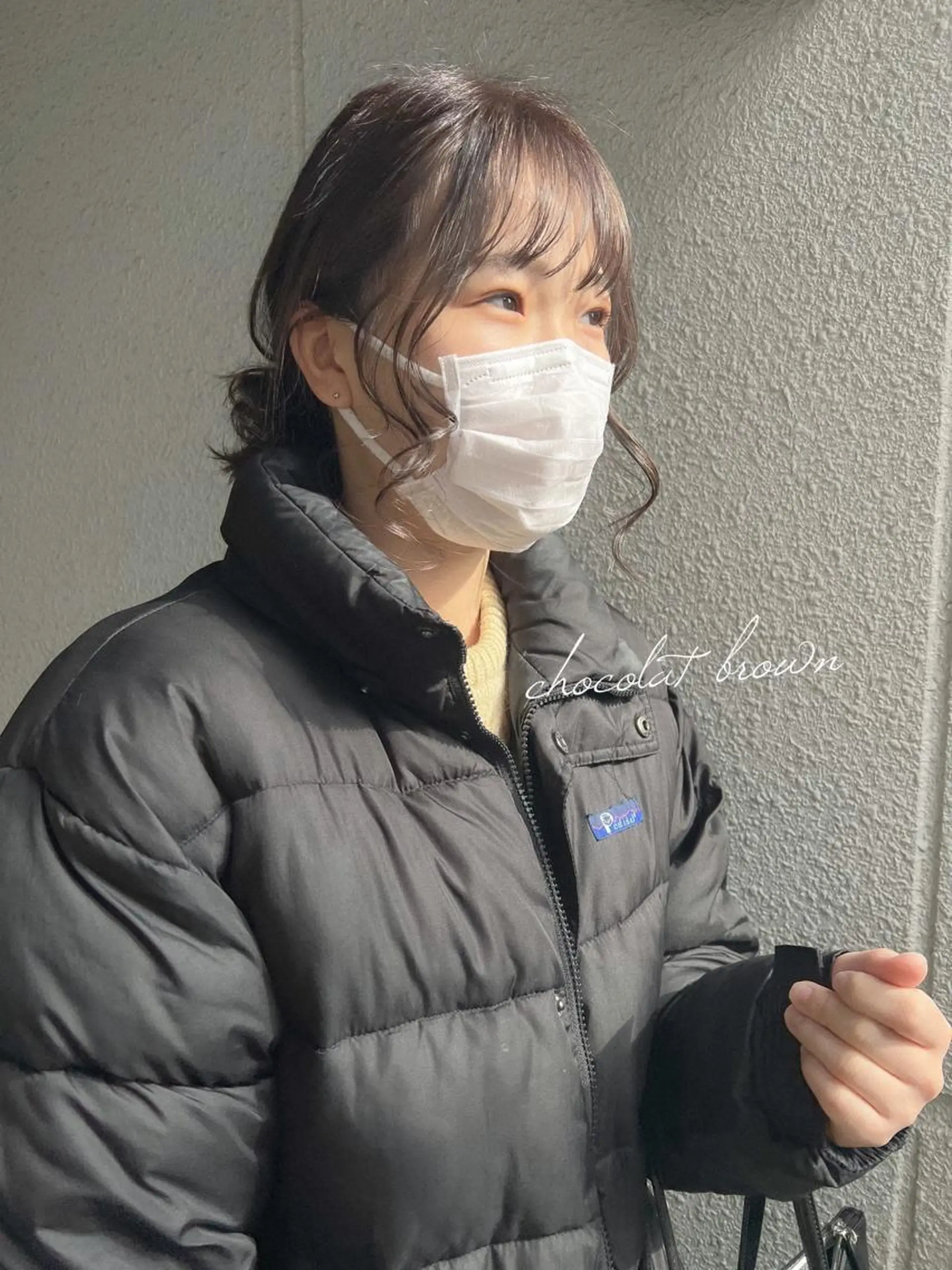 ミディアム カラー ヘアアレンジ ベージュカラー ブラウンカラー ショコラブラウン カット ヘアカラー トリートメント カラーパティシエ facce🌼ikoのヘアスタイル