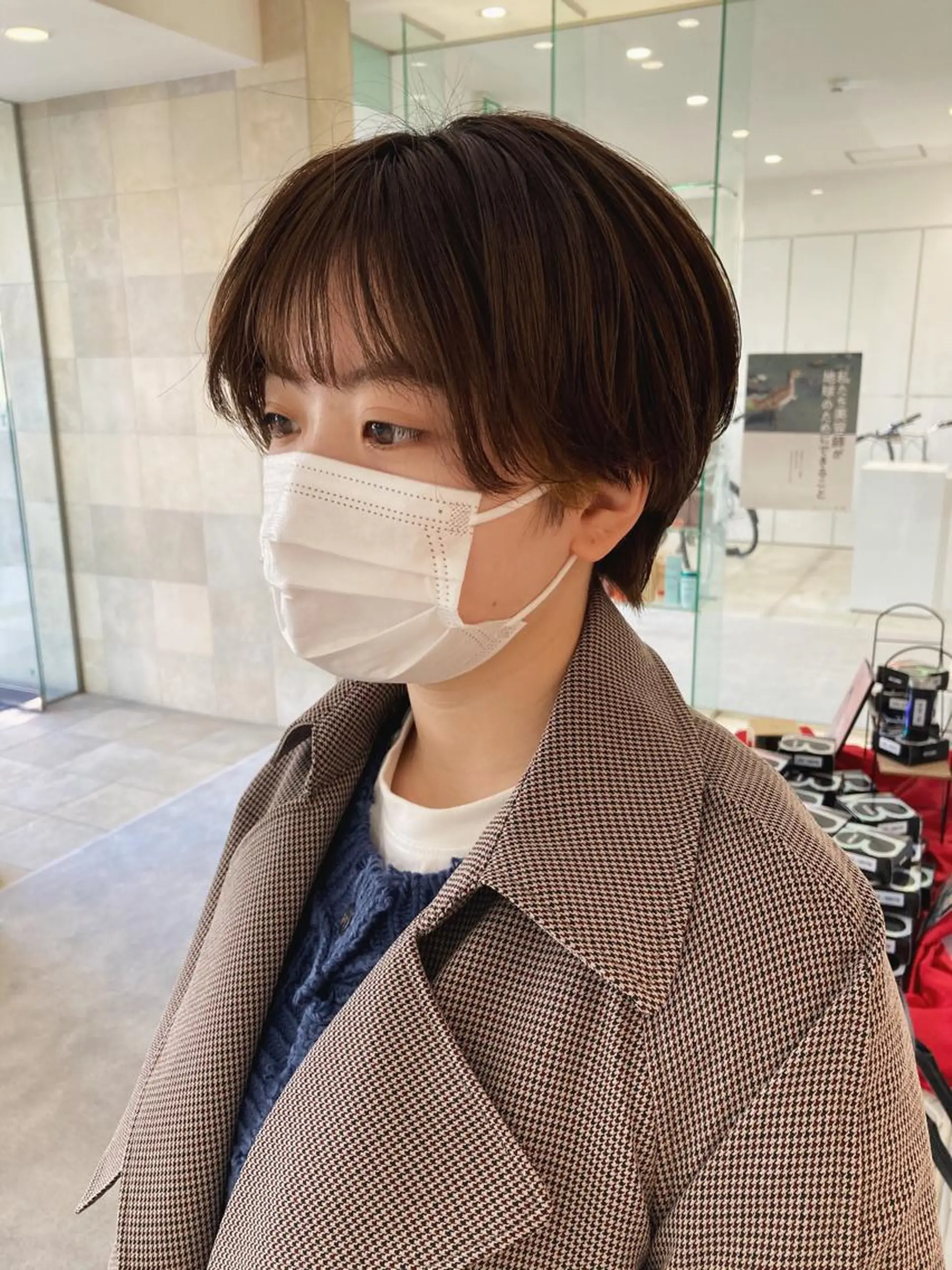 ショート カラー ハンサムショート ショートヘア 田中 あかねのヘアスタイル