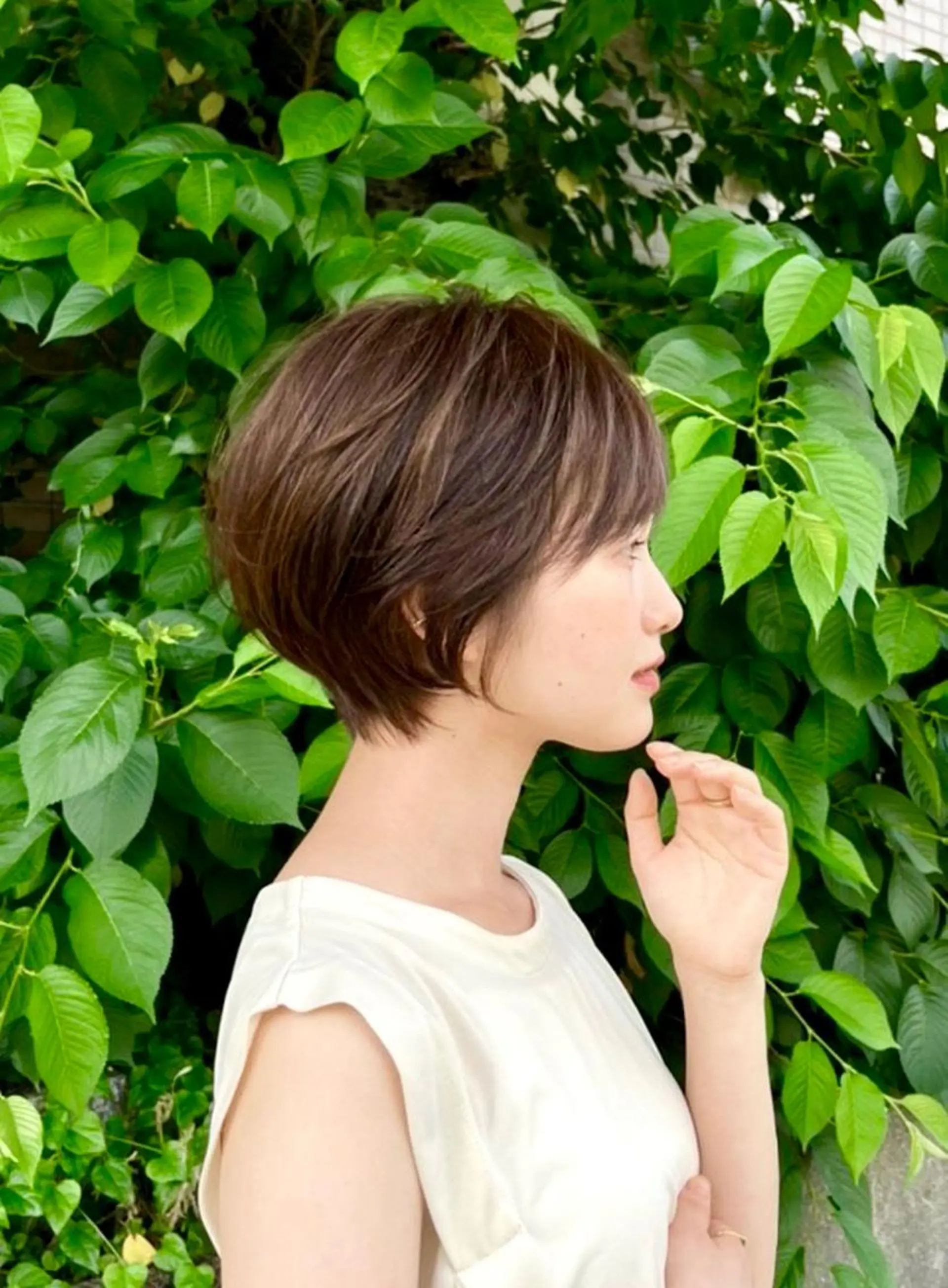 ショート カット ヘアカラー トリートメント ヘッドスパ 小山光/髪質改善 縮毛矯正/ストレートのヘアスタイル