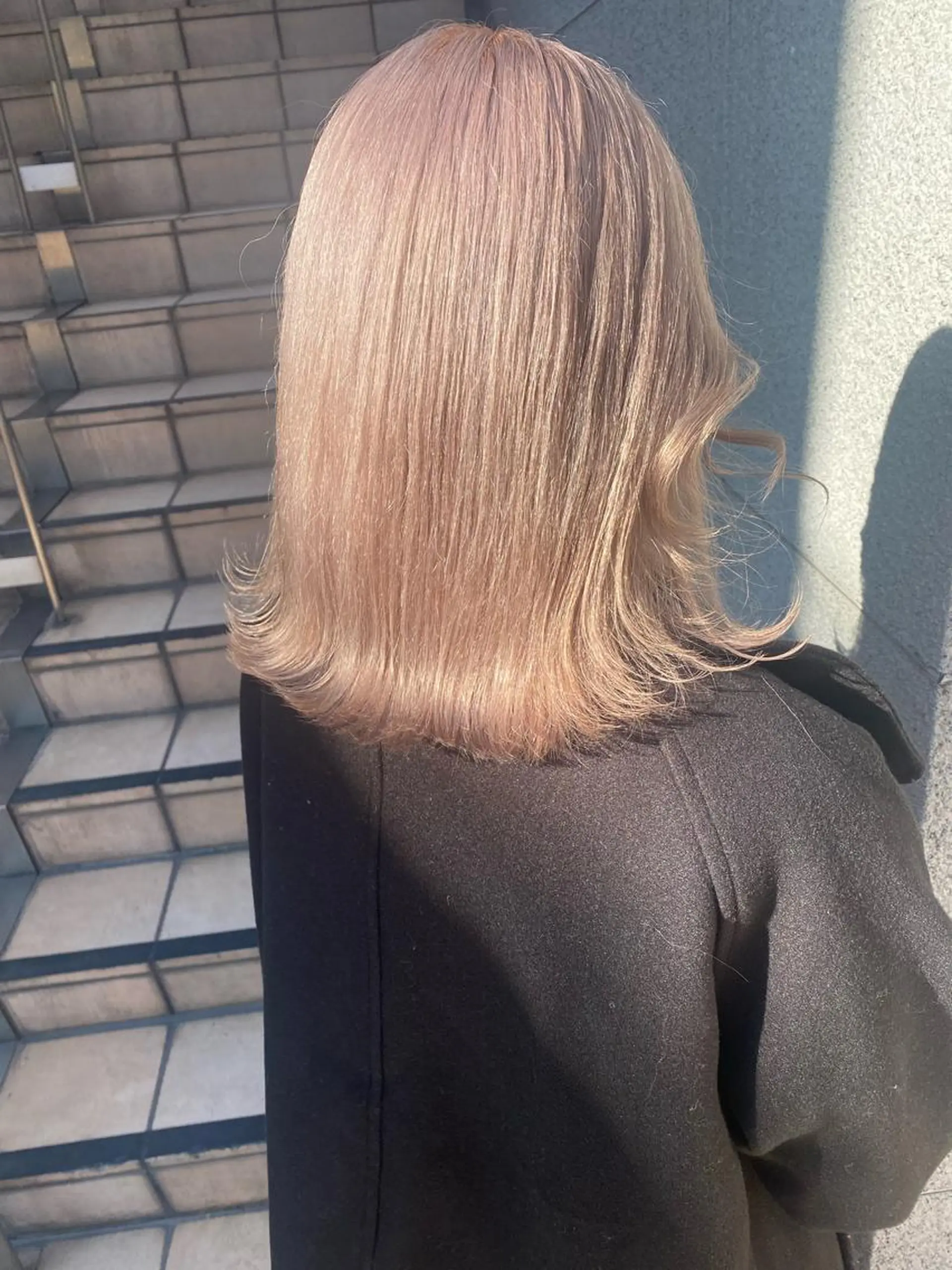 セミロング カラー ヘアカラー トリートメント ザクザクレイヤー 🍀/カラー/小田のヘアスタイル