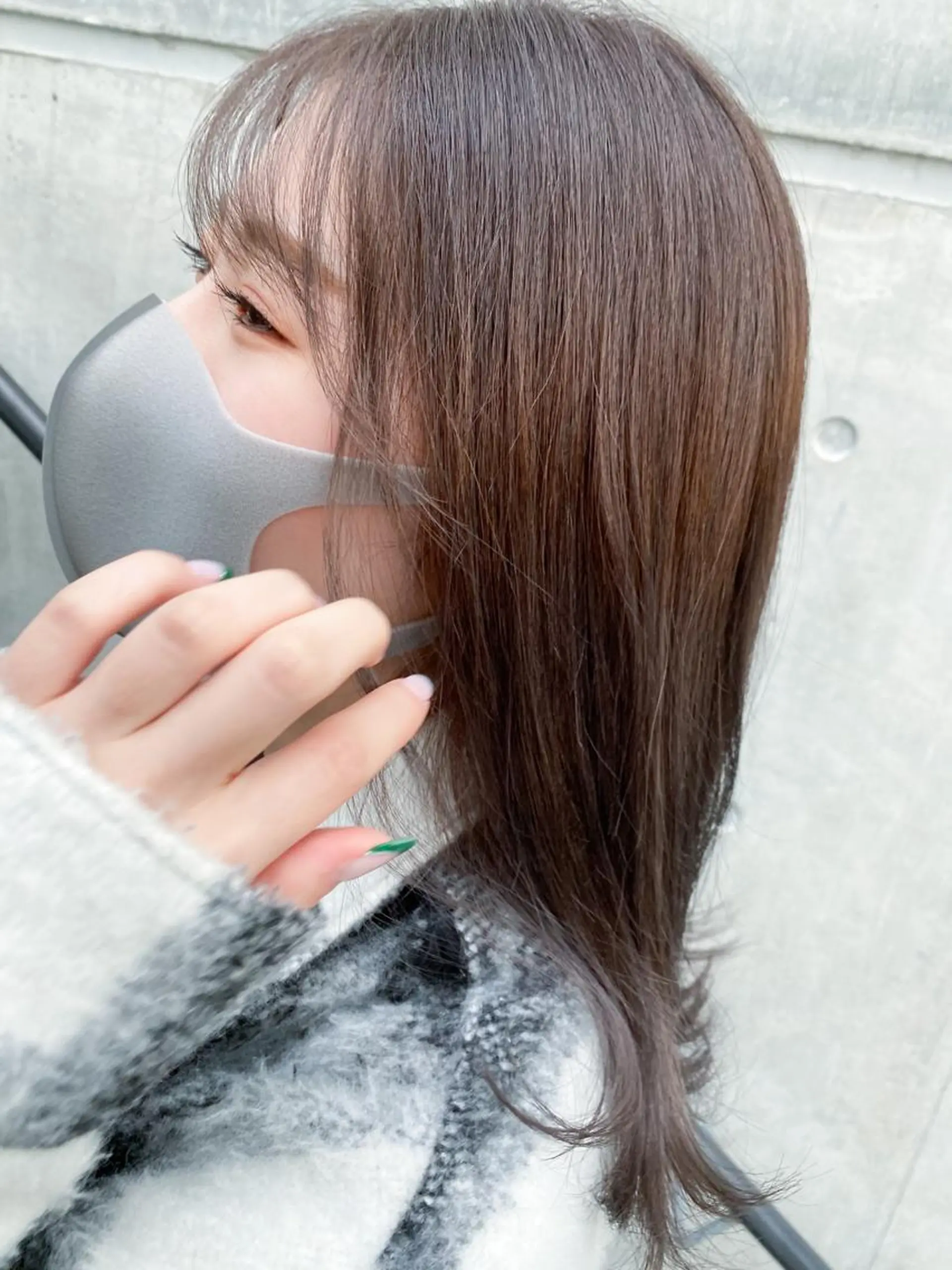 ロング カラー 艶髪ブリーチ 永井竜也のヘアスタイル