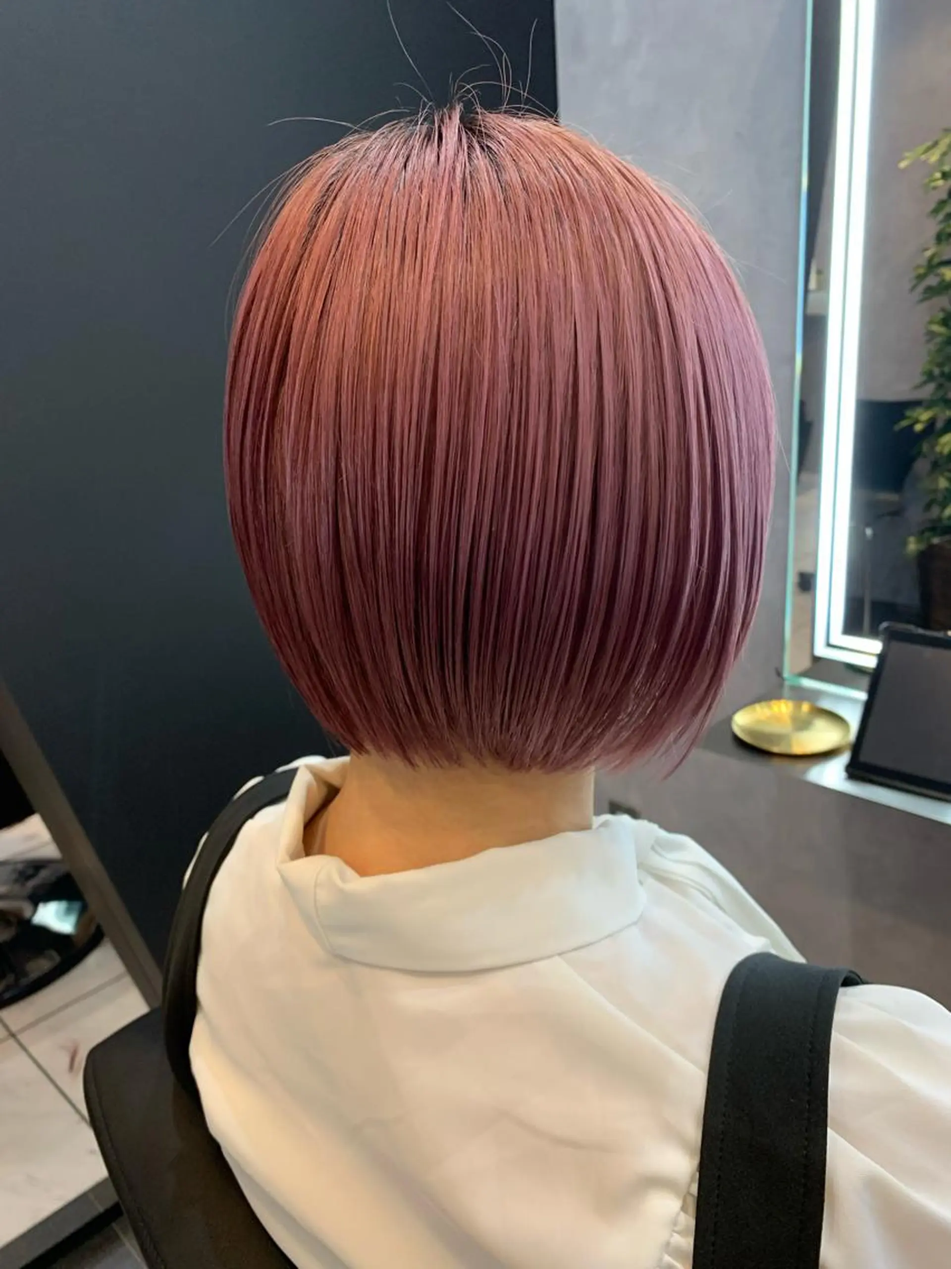 ショート カラー ラベンダーカラー オレンジ ピンクカラー ピンクラベンダー カット ヘアカラー 透明感/ブリーチ縮毛 /髪質改善/星野純一のヘアスタイル