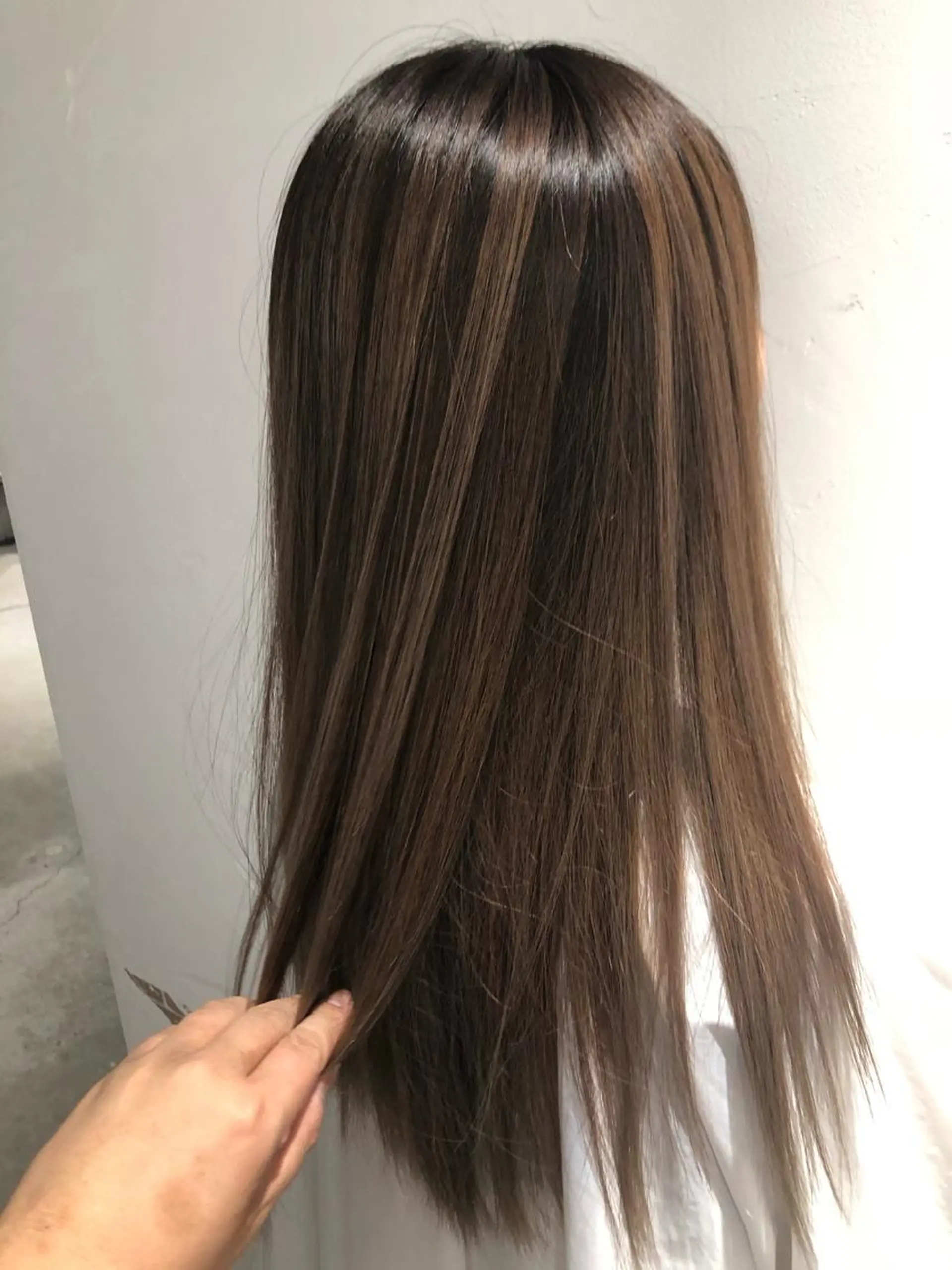 ロング カラー ショート/ハイライト /白髪ぼかし🌿松本のヘアスタイル