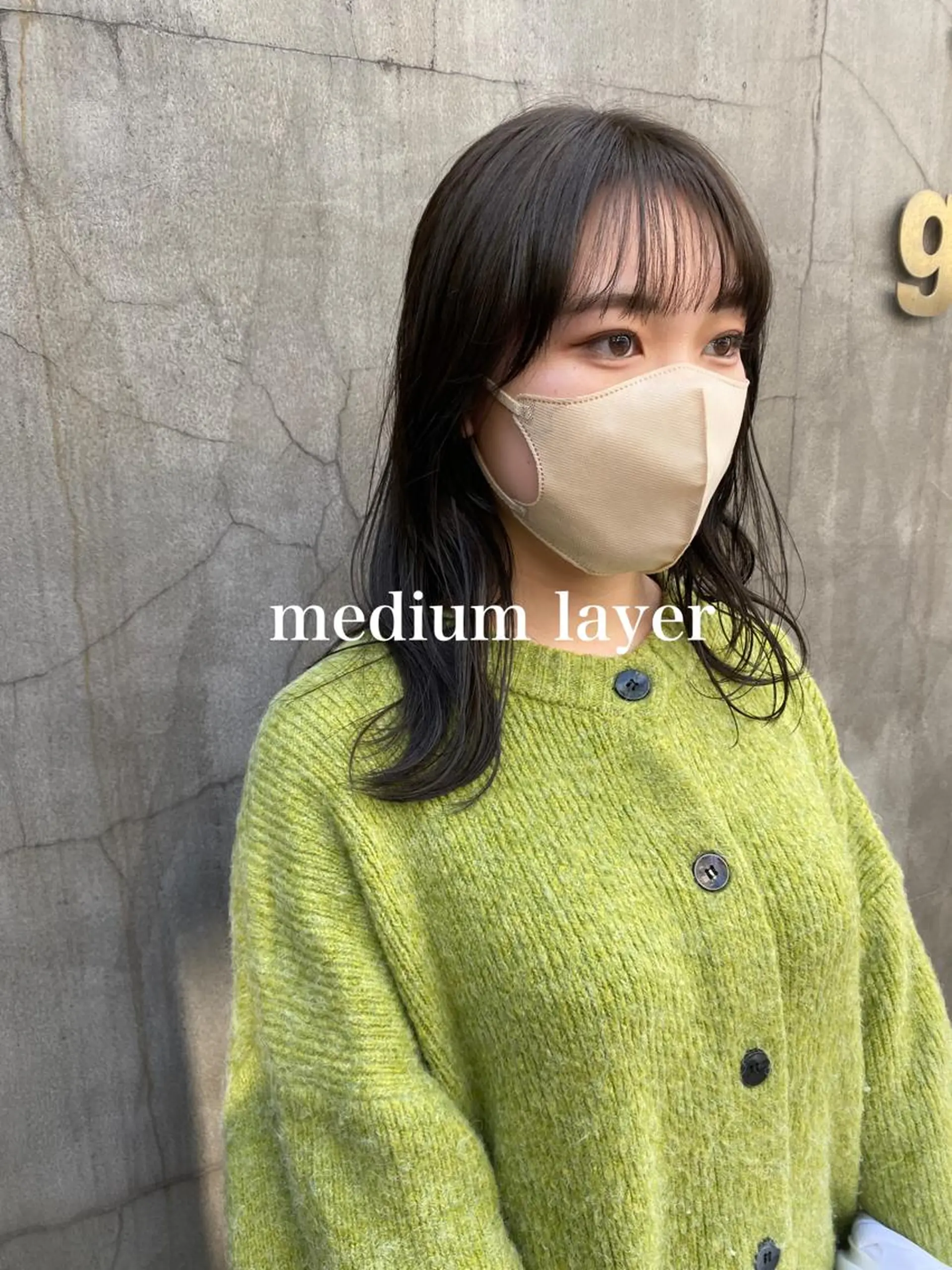 ミディアム カラー レイヤーカット カット ヘアカラー トリートメント ◽️モードヘア◽️ SHOUTOのヘアスタイル