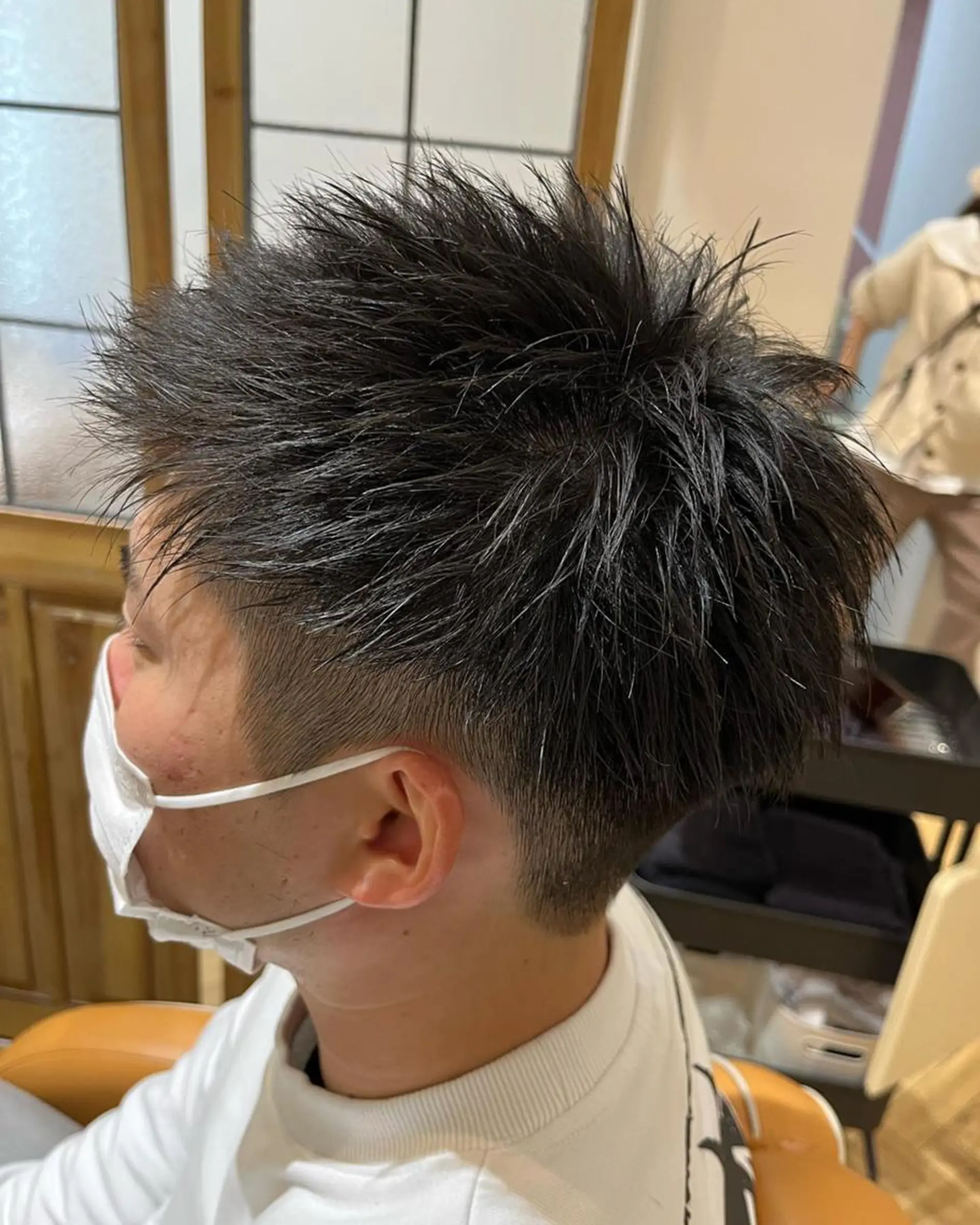 ショート カラー メンズ 学生(メンズ向け) メンズショート ツーブロック 外国人風カラー 学生 🌿ヤマグチ ユウキ🌿のヘアスタイル