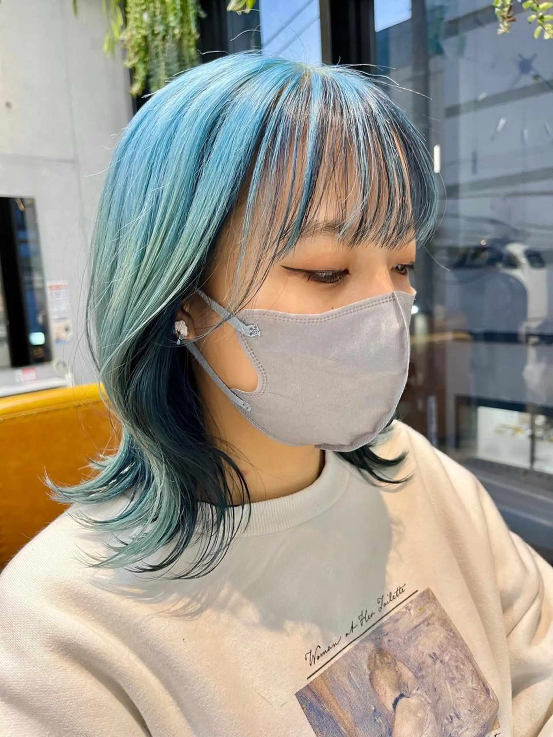 セミロング カラー カット ヘアカラー 🍊🍊COコ かぢあおい🍊🍊のヘアスタイル