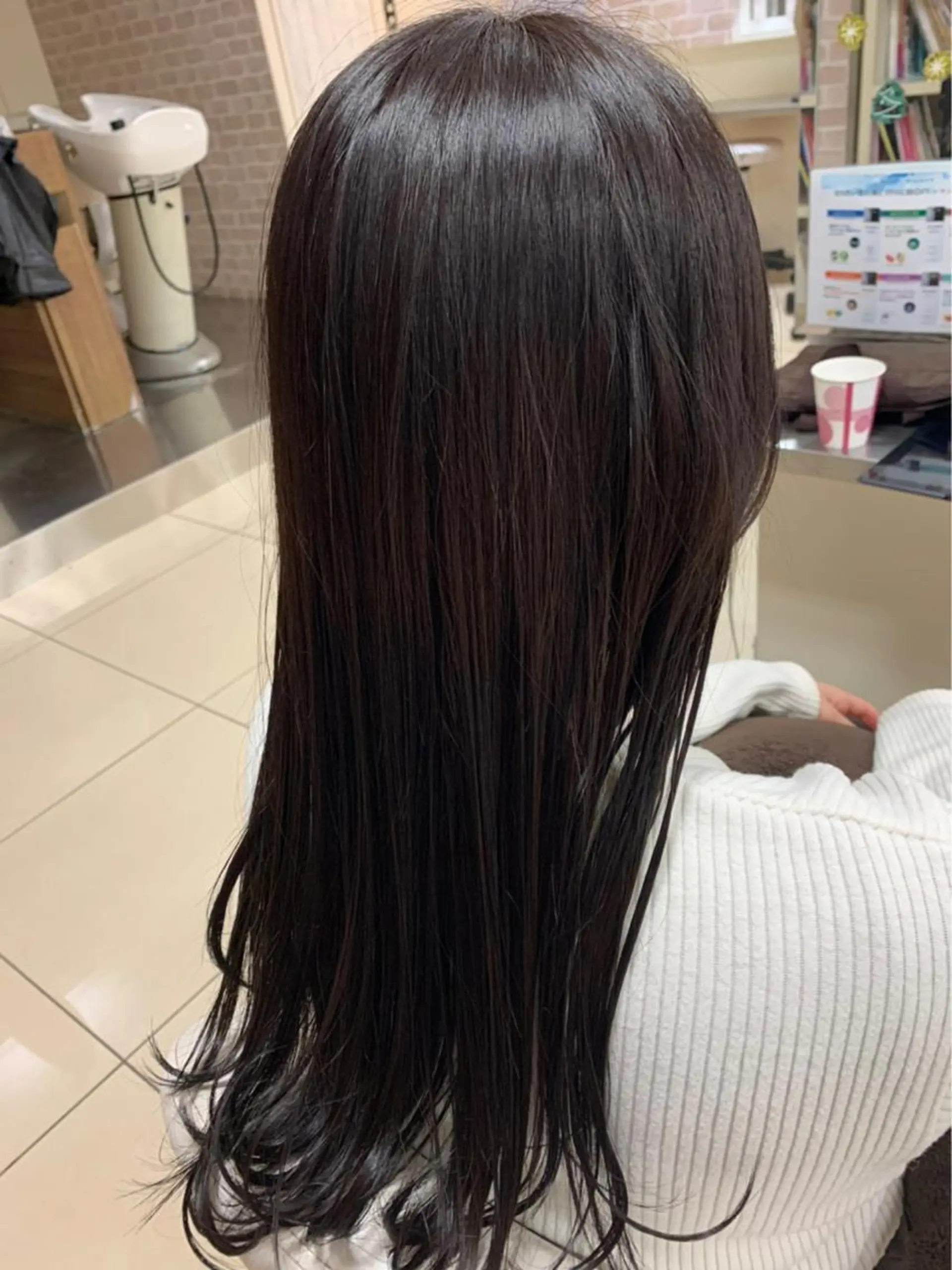 ロング 暖色系カラー❤️櫻井 亜美のヘアスタイル