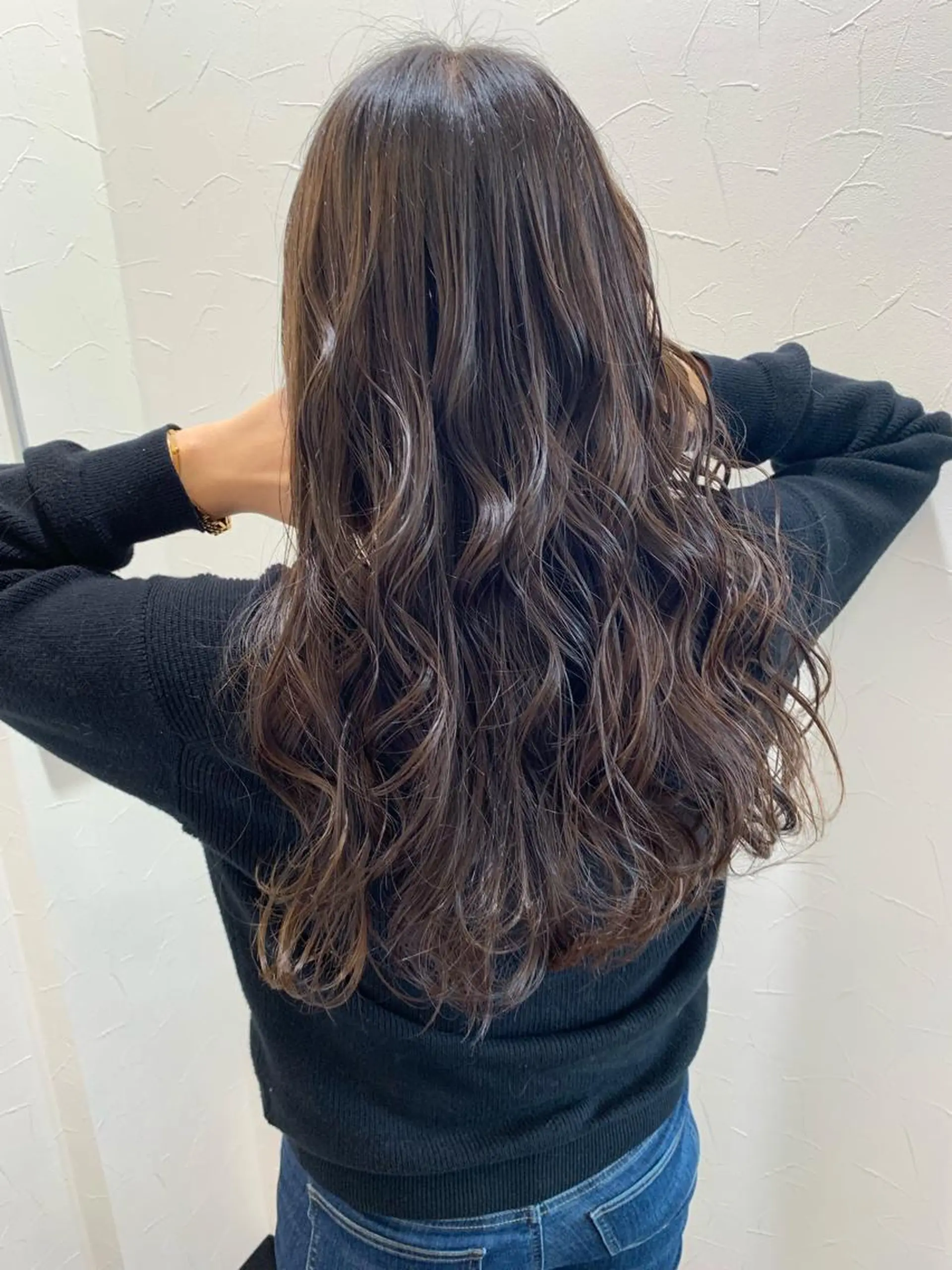 ロング カラー カット パーマ 栗原 大輔のヘアスタイル