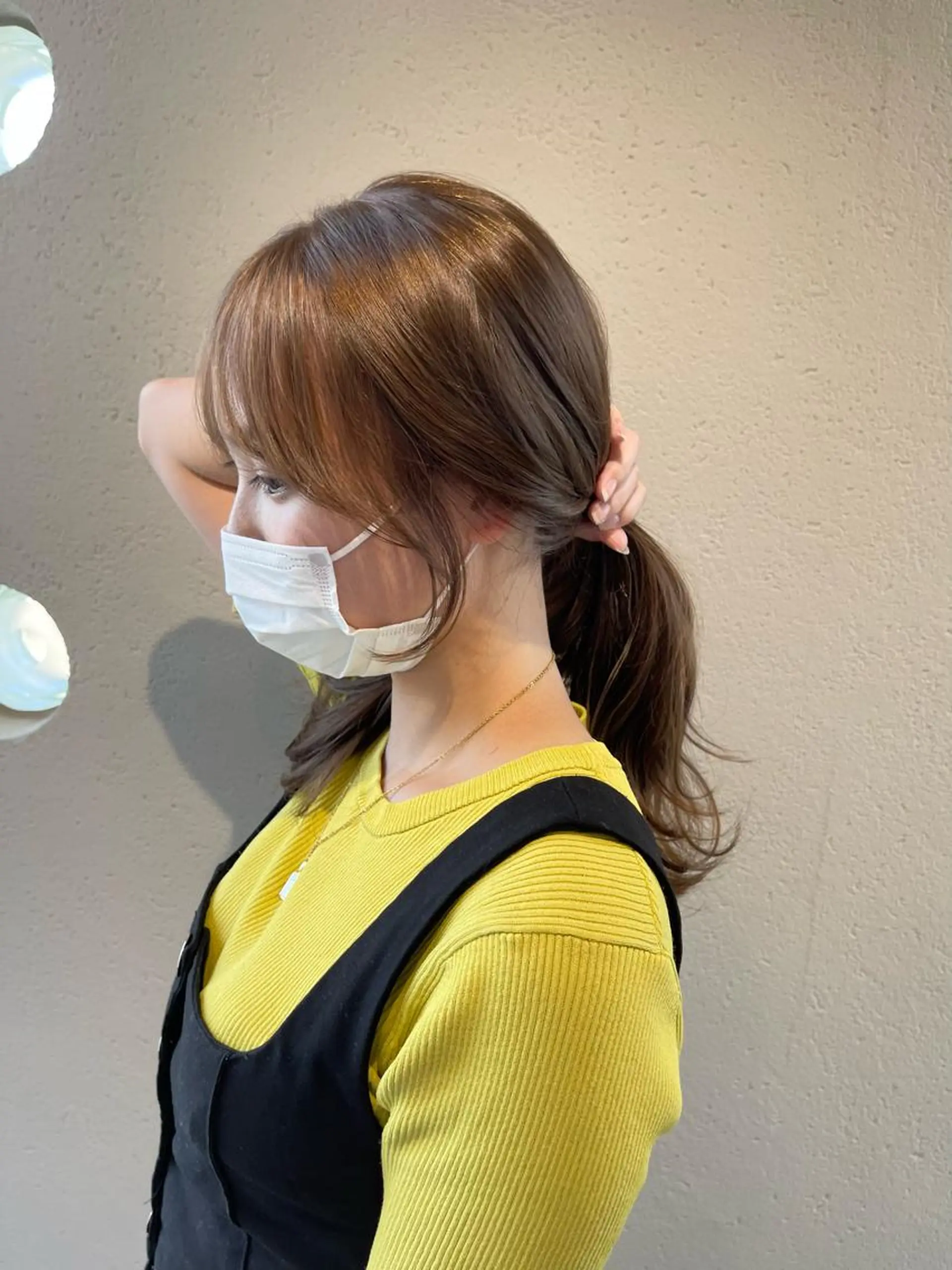 セミロング カット ヘアカラー トリートメント hyphen《ハイフン》所属・市村 香多のヘアスタイル