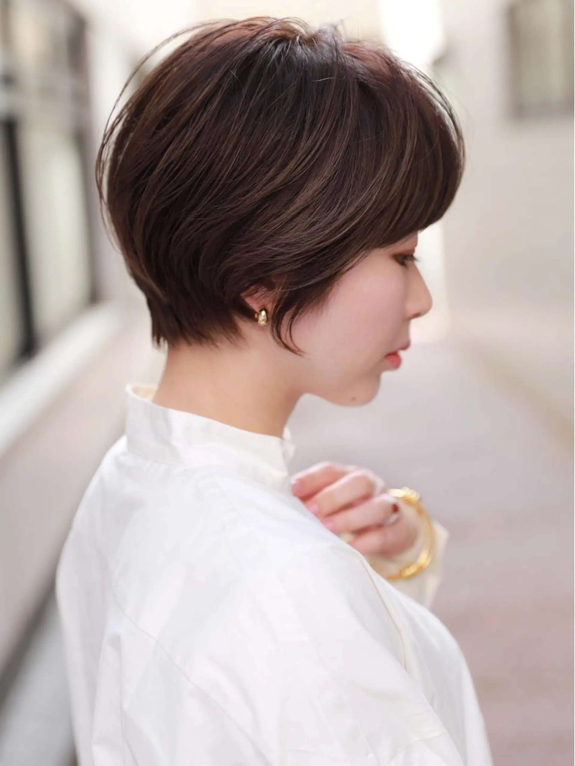 ショート カラー カット ヘッドスパ 中村 研介のヘアスタイル
