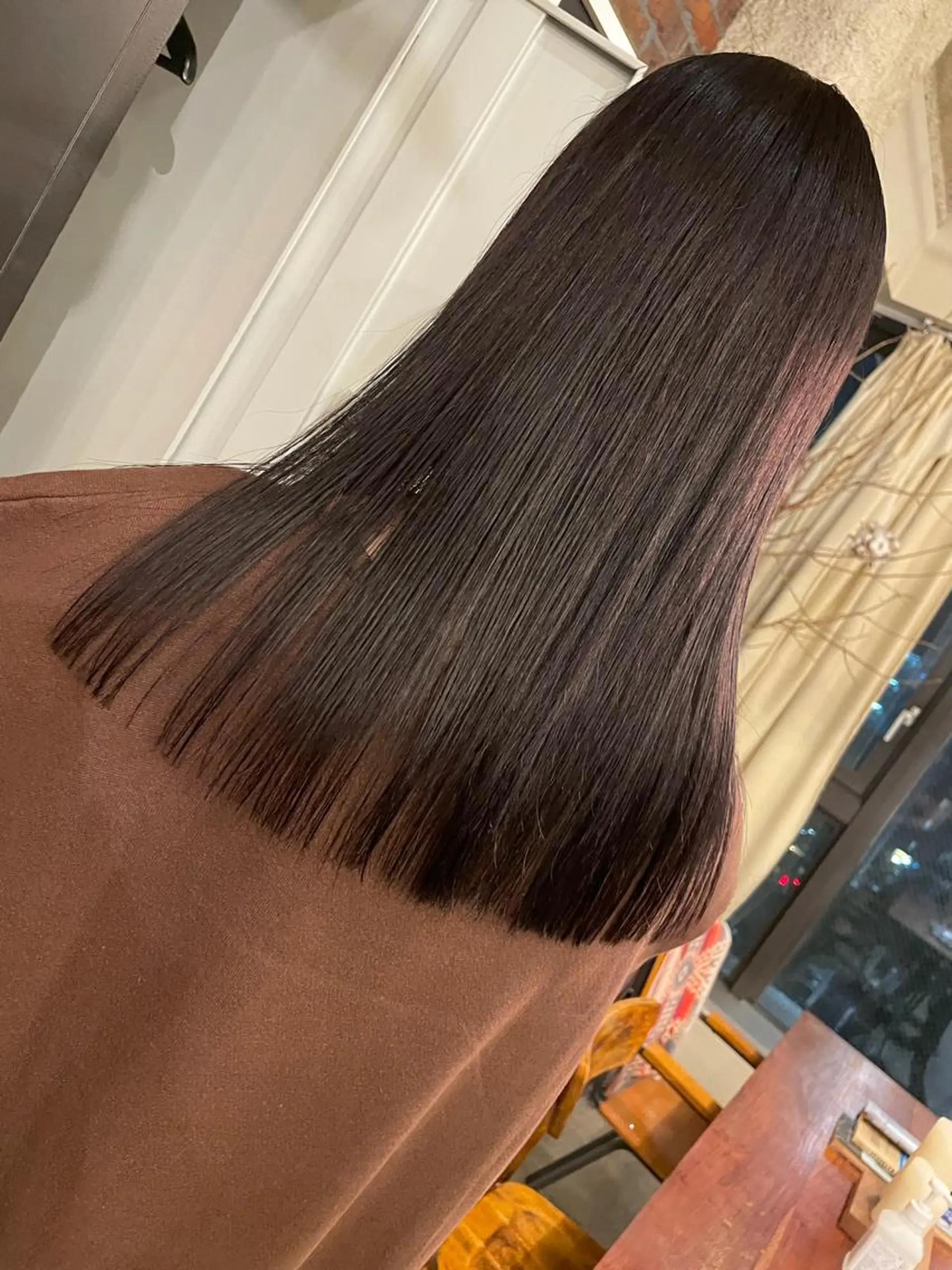 セミロング カラー tablier所属・tablier 熊谷日菜子のヘアスタイル