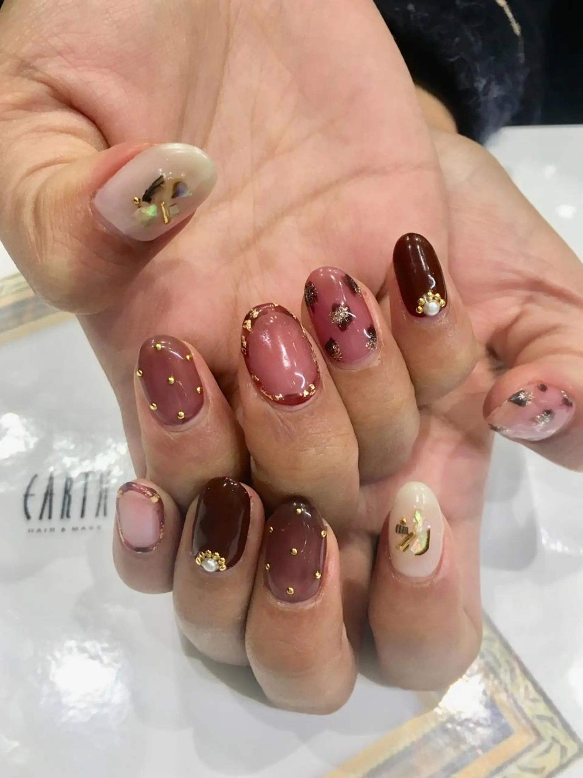 ネイル ハンドネイル 佐藤 まりえのネイルデザイン