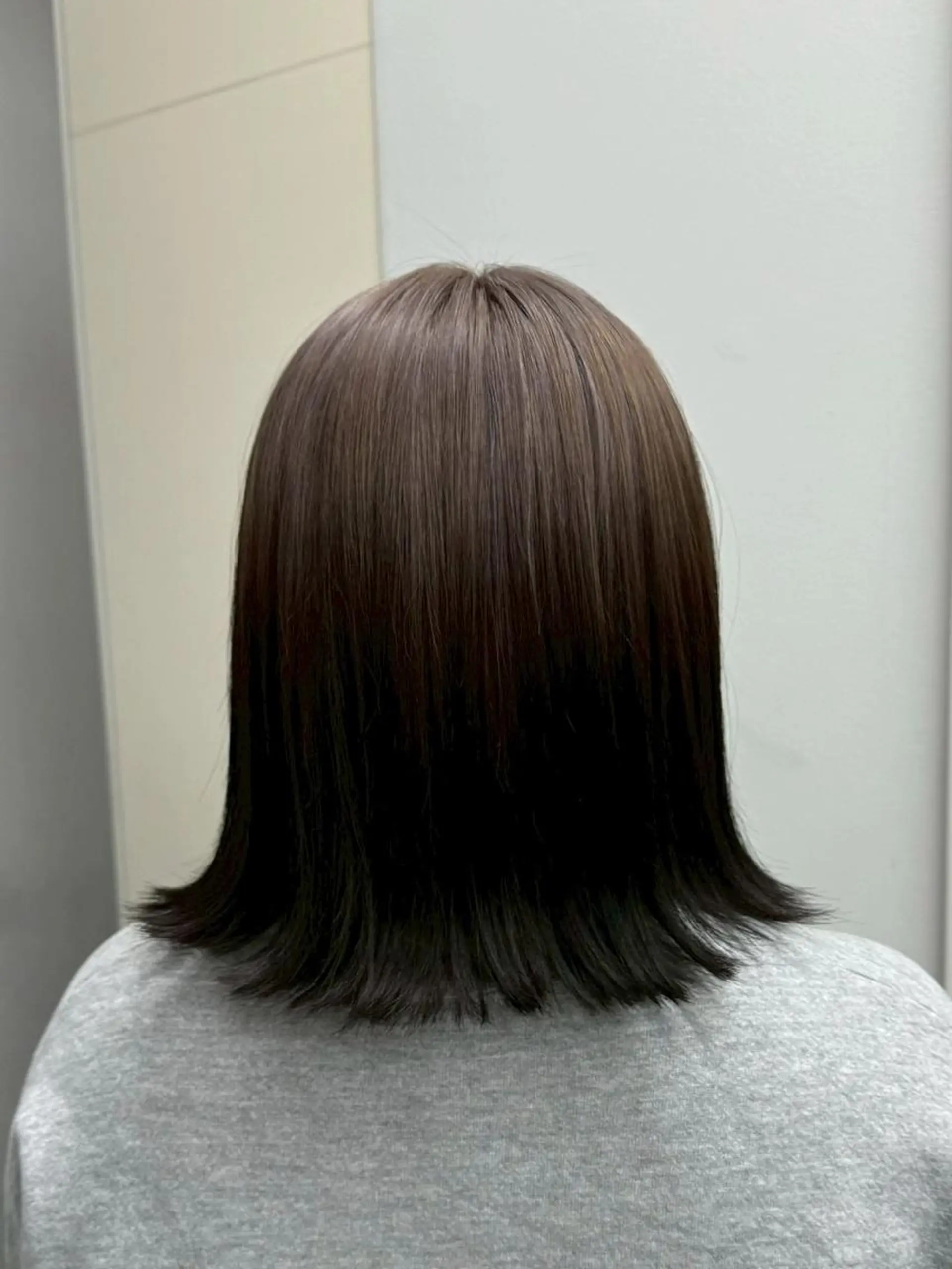 カラー ミディアム アディクシーカラー アッシュ ブルーカラー ダークアッシュ グレージュ 【公式】amble luxe池袋東口♻️のヘアスタイル