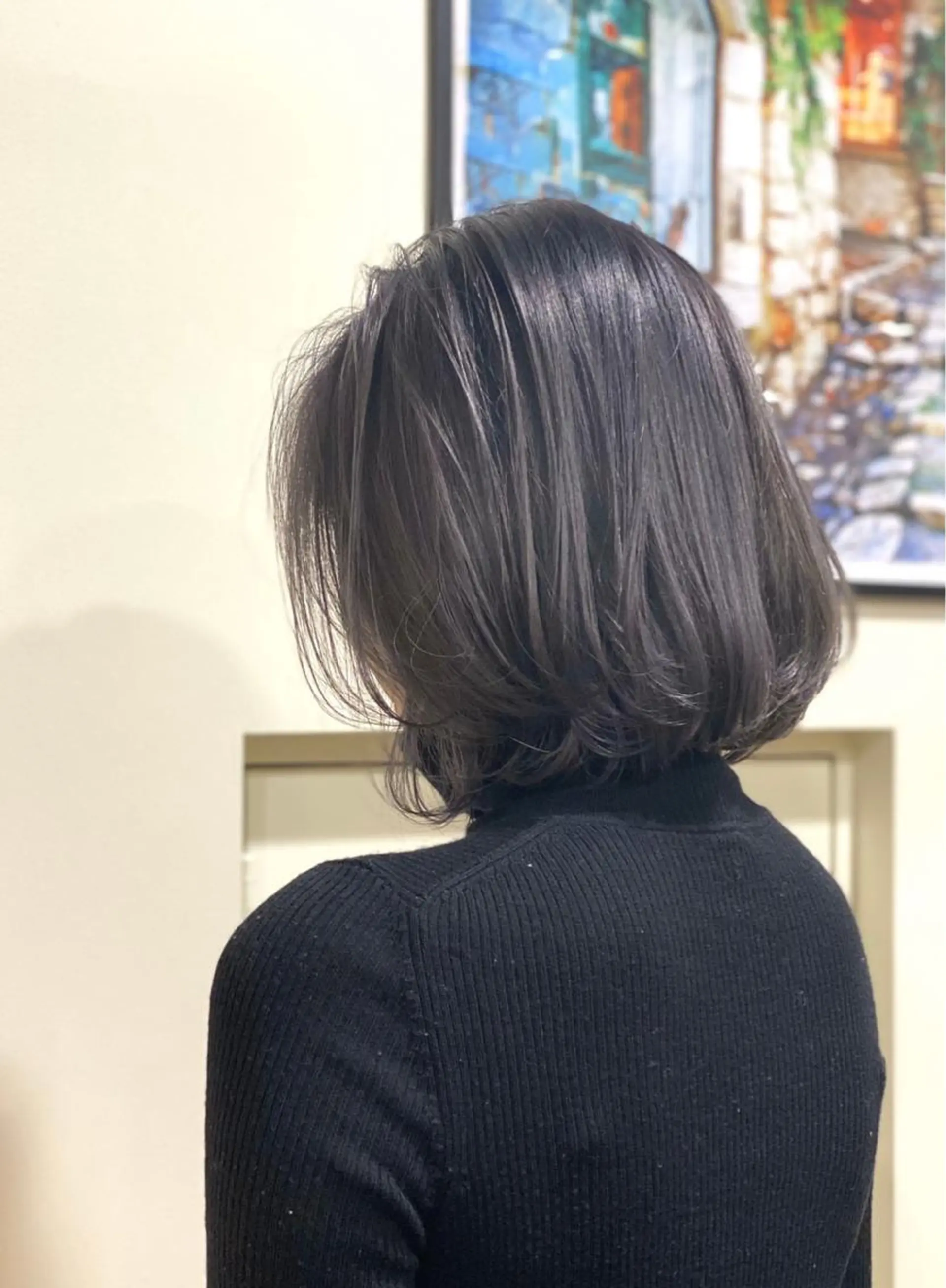 ミディアム カラー グレージュ ラベンダーカラー ラベンダーグレージュ ラベンダーグレー 🌿ガクト 🌿艶髪透明感のヘアスタイル