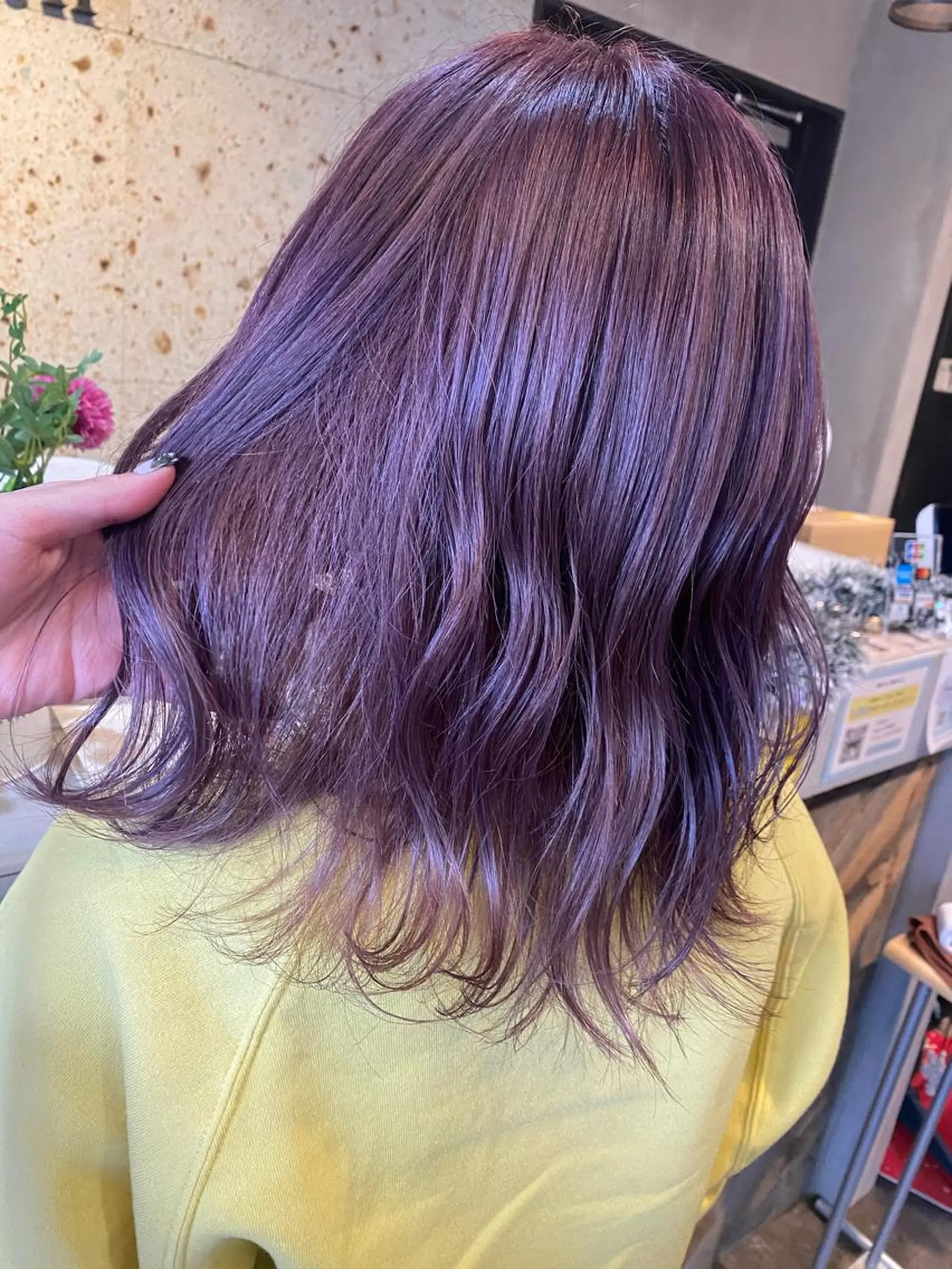 セミロング ヘアカラー トリートメント sail所属・sail ミウのヘアスタイル