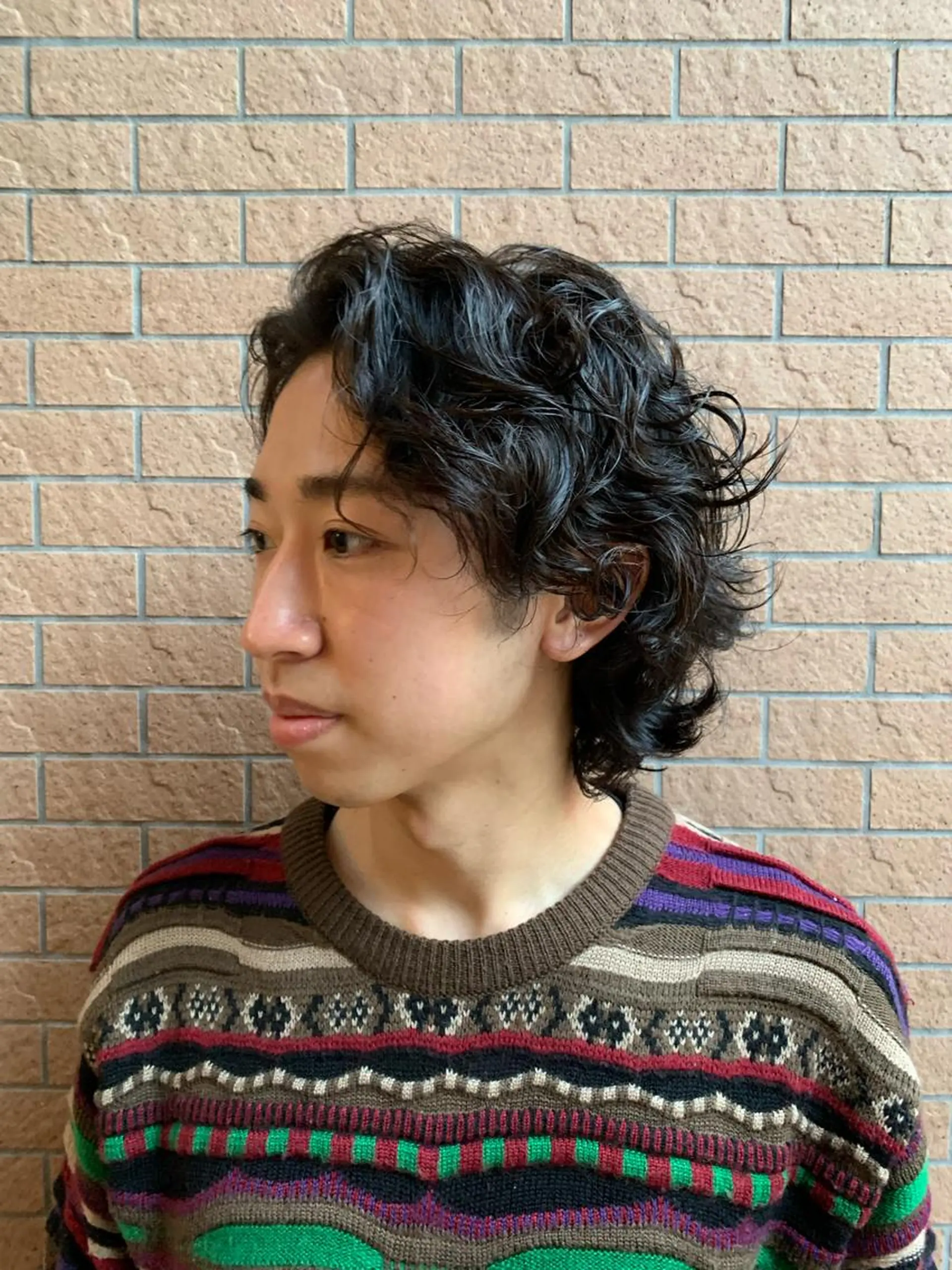 ショート メンズ メンズパーマ カット パーマ ディレクター 斎藤のヘアスタイル