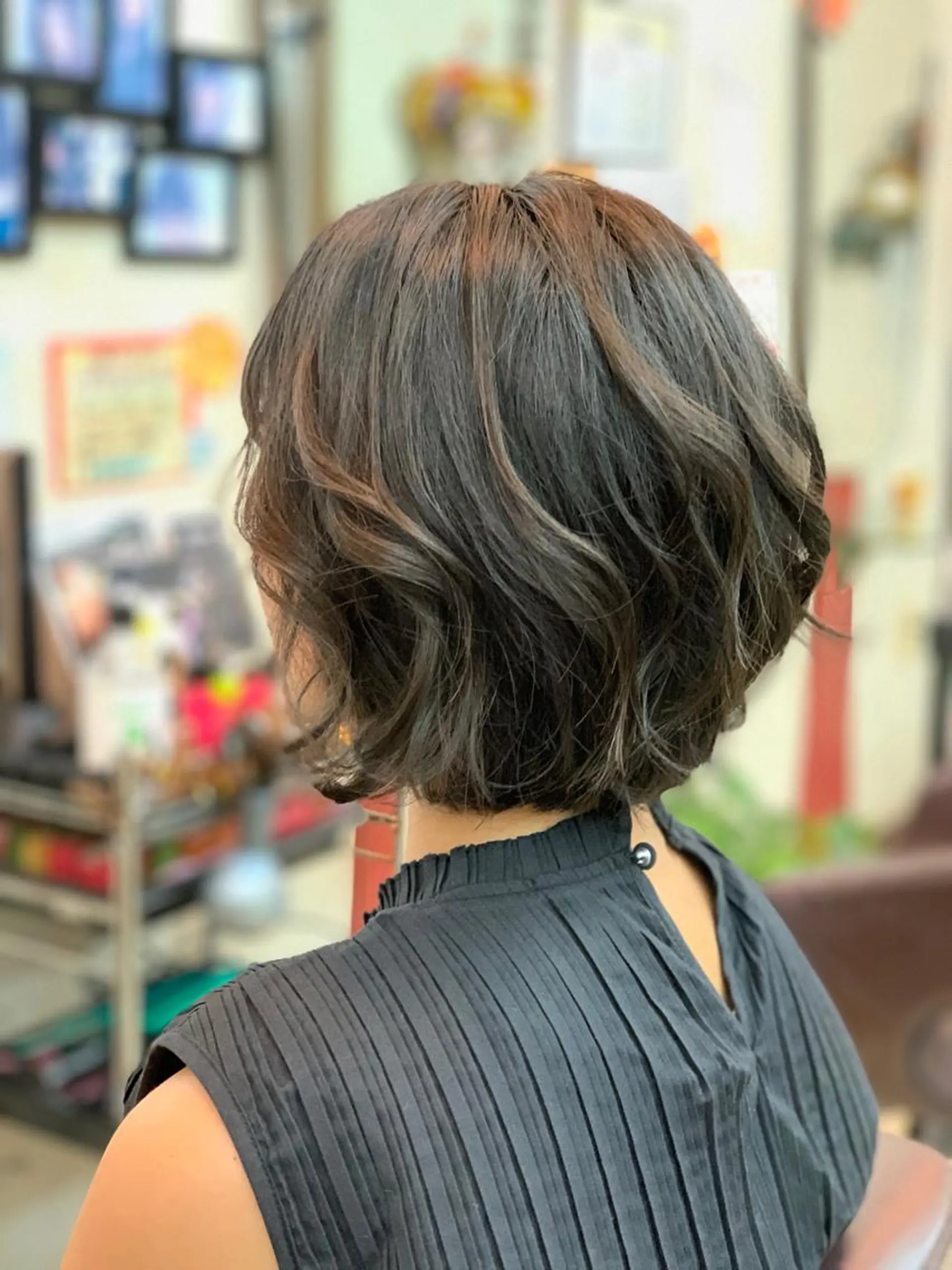 ショート カット パーマ Rootes   Hair  Stage所属・春日部　間庭 寛貴のヘアスタイル