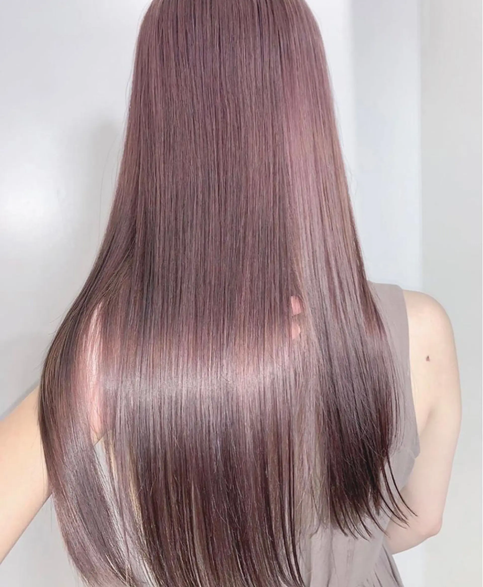 ロング ヘアカラー トリートメント ヘッドスパ ヘアセット 💕ハイトーン/ダメ ージ特化/MAO💕のヘアスタイル