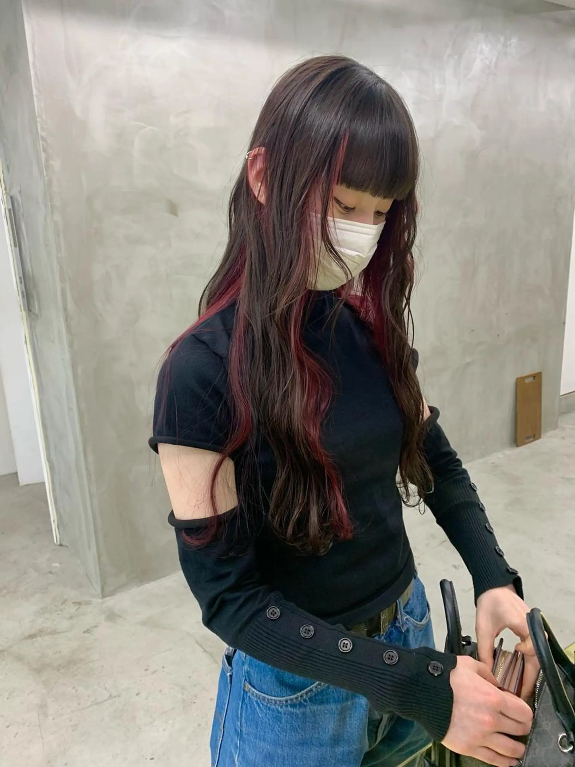 ロング ブームボックス所属・🐝ハイトーンカラー hachi🐝のヘアスタイル