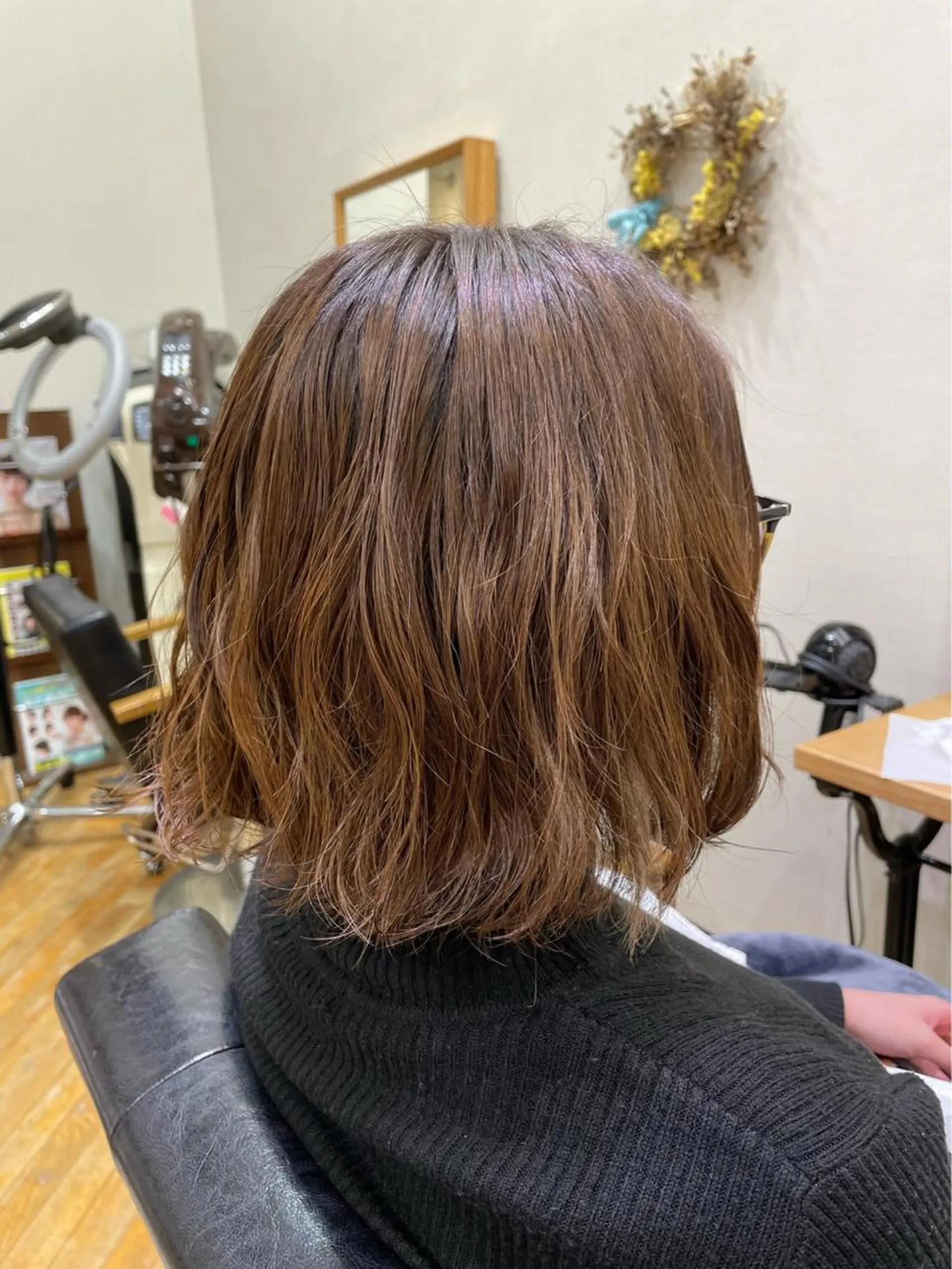 ショート パーマ ボブ 山本 美羽のヘアスタイル