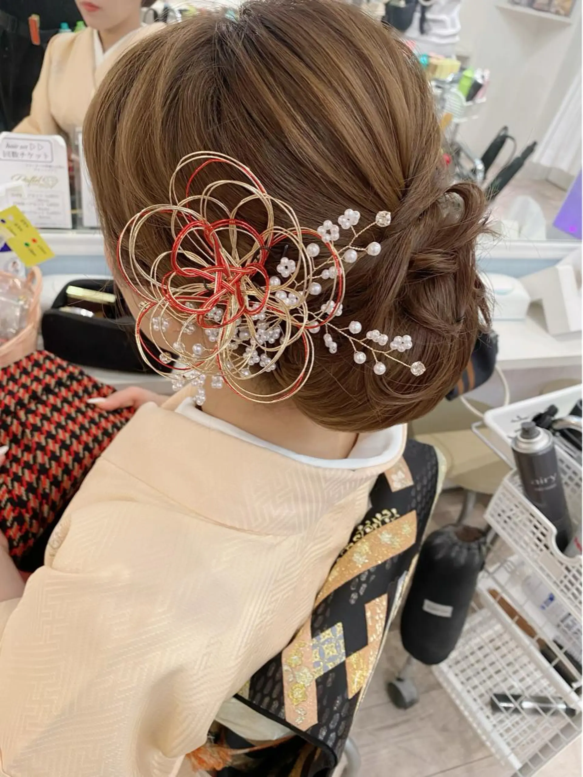 ロング ヘアアレンジ セットサロン      ラフテル所属・大阪/ヘアアレンジ /似合わせset💐のヘアスタイル