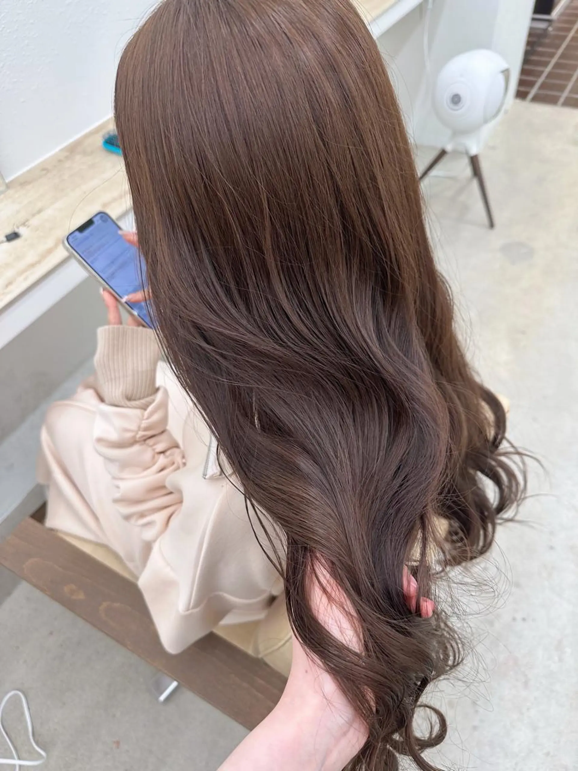 ロング カラー 🌼透明感艶カラー オリーブ🌼河村咲のヘアスタイル