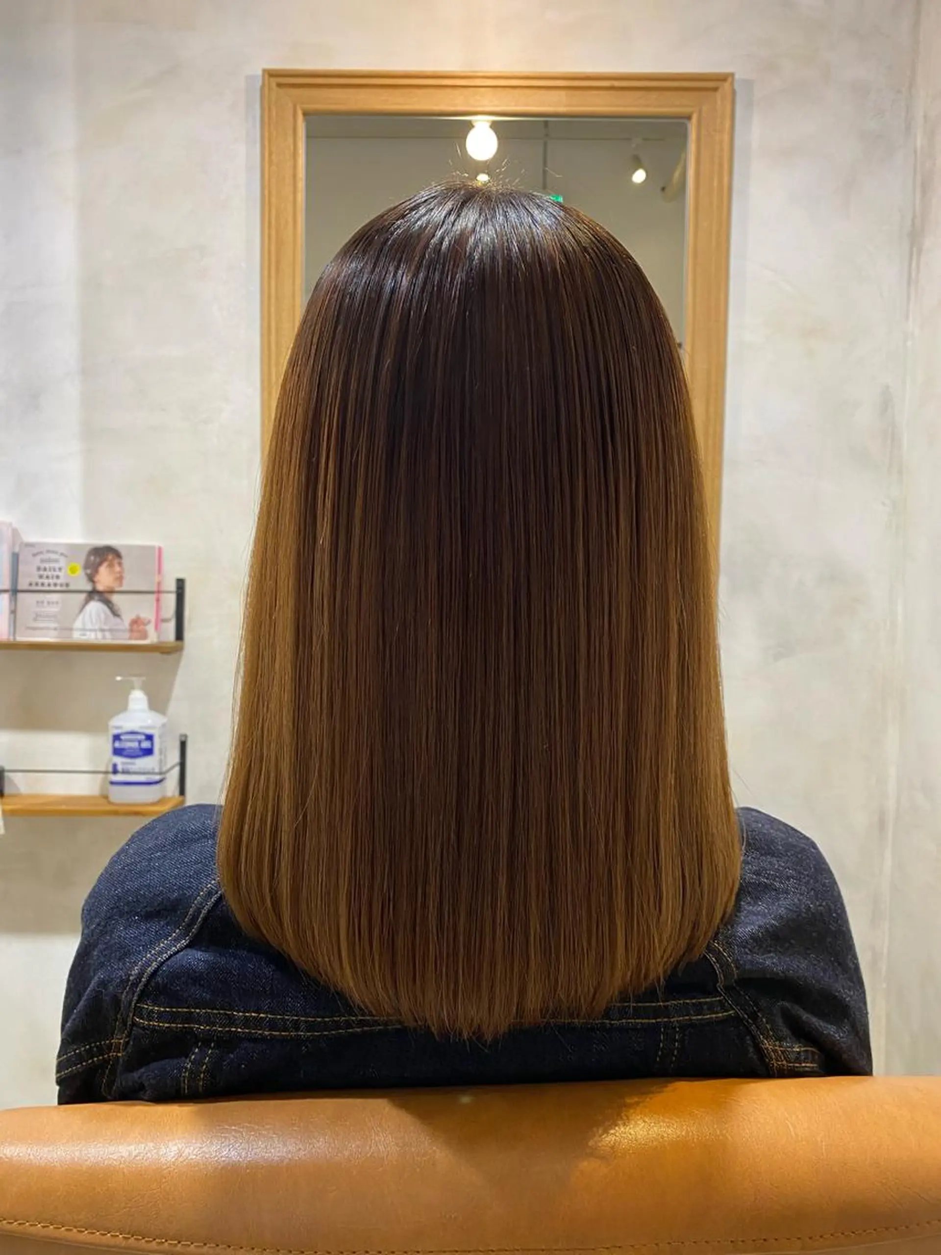 ミディアム カラー パーマ メンズ 縮毛矯正 安部 真輝のヘアスタイル