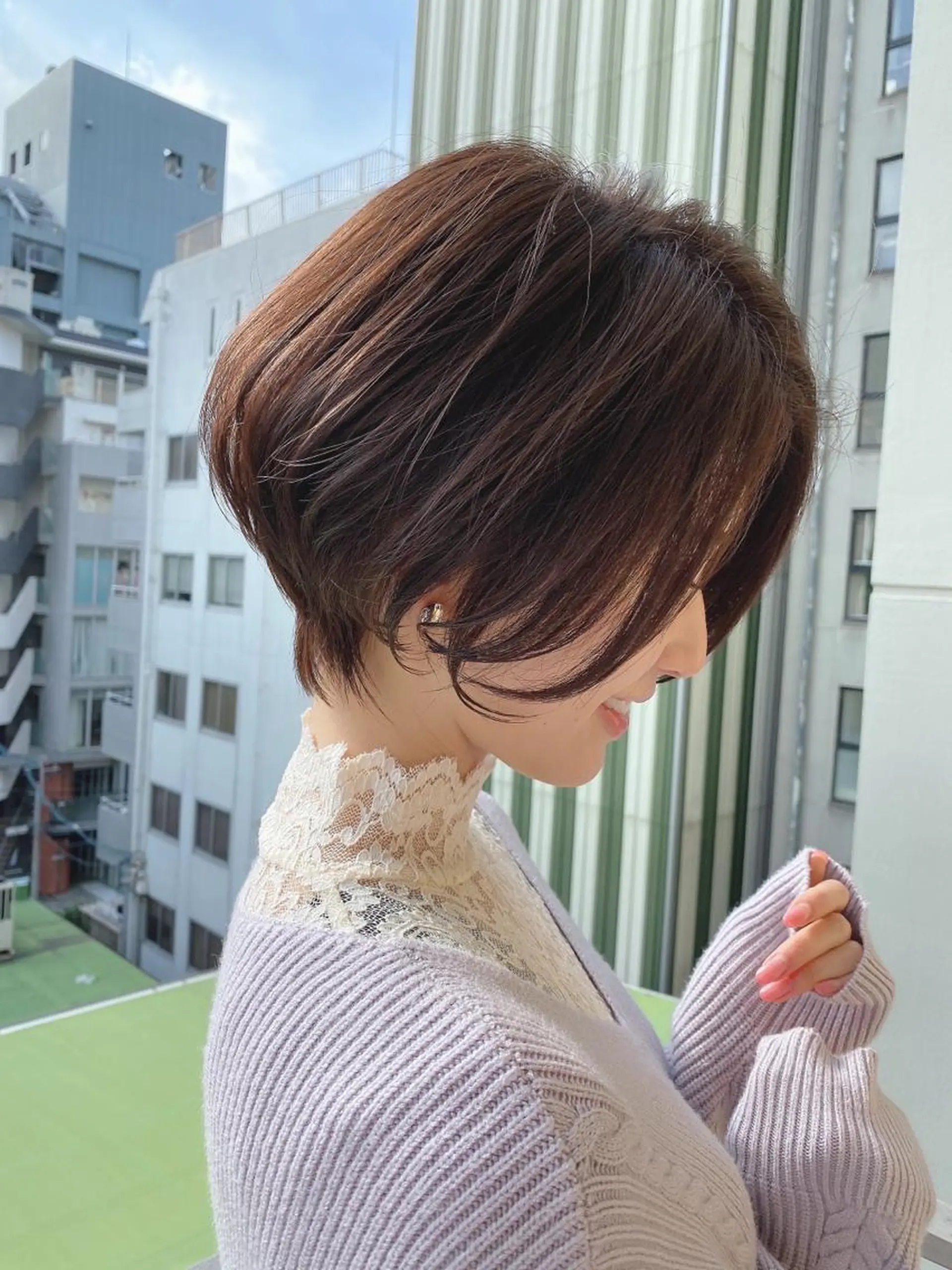 ショート カラー カット ヘアカラー トリートメント lond strada所属・🌟モテ髪ショート 🌟店長　津賀涼のヘアスタイル