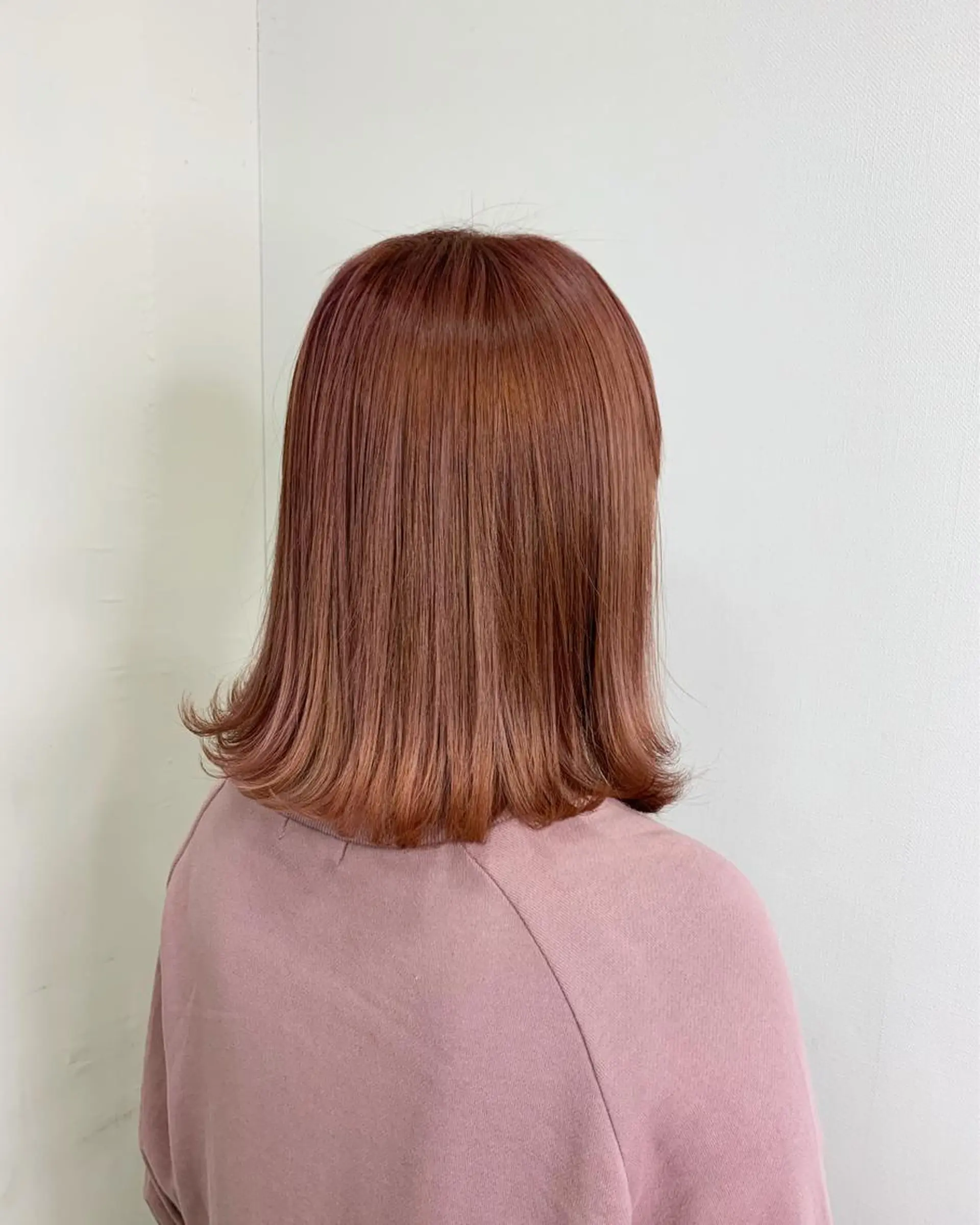 ミディアム レイヤー×縮毛矯正 深見 拓のヘアスタイル