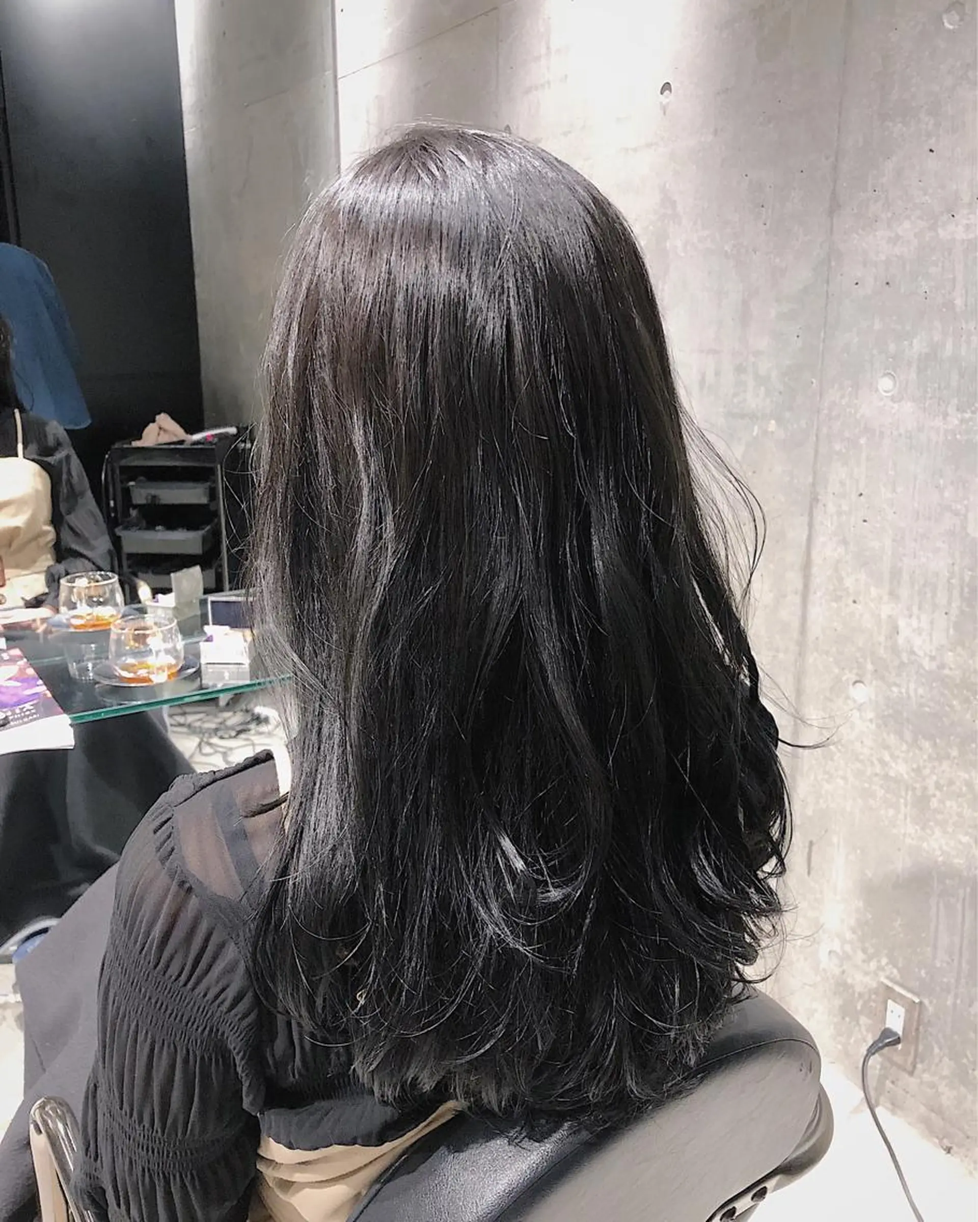 セミロング カラー ヘアアレンジ アッシュ アッシュグレー アッシュグレージュ ブリーチ グレージュ 遠藤悠大/メンズ縮毛 /メンズカットのヘアスタイル