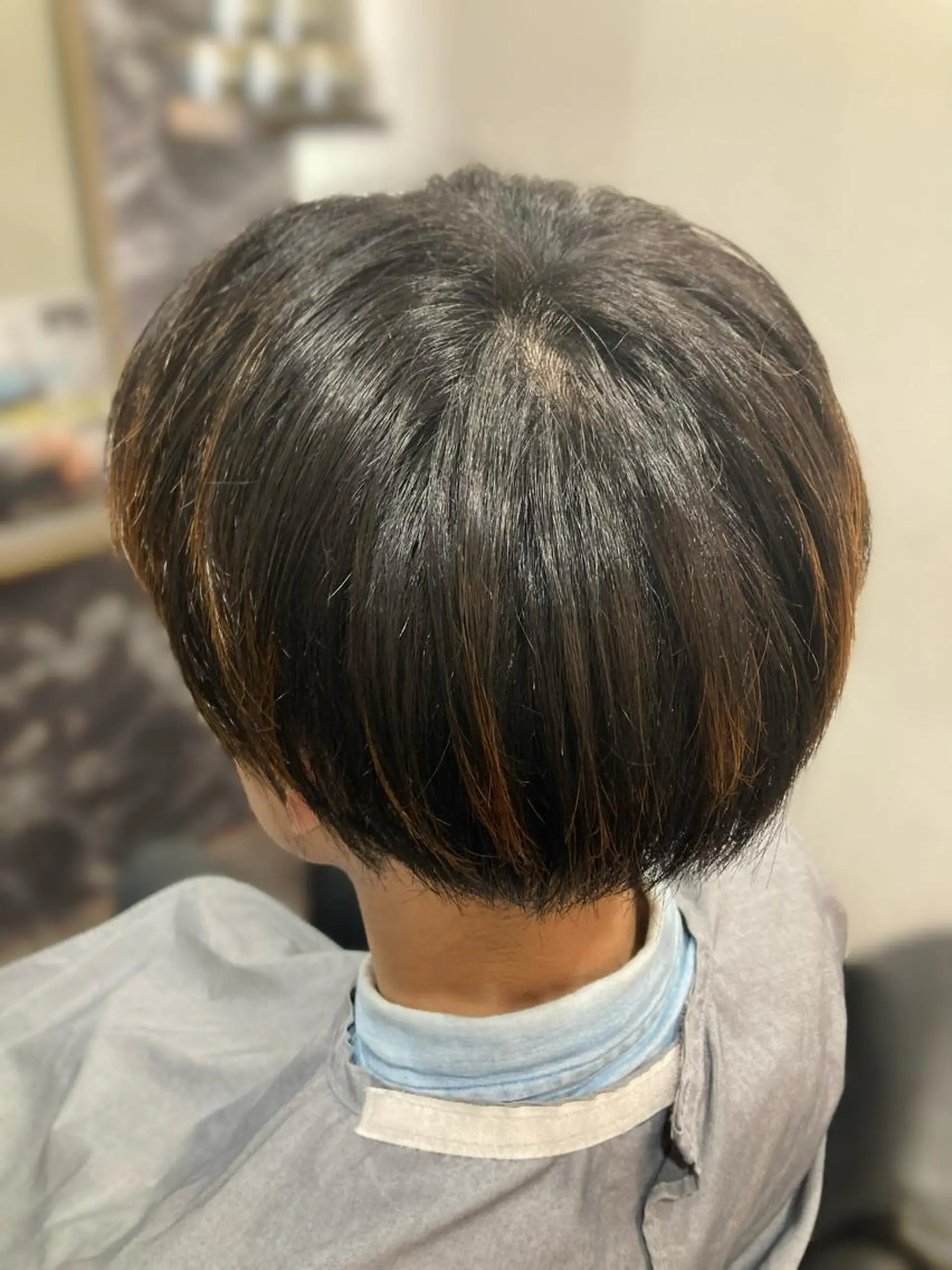ミディアム メンズ LAVIE the BARBER所属・徒歩5分ビジネスマン カット👦🏻うしだのヘアスタイル