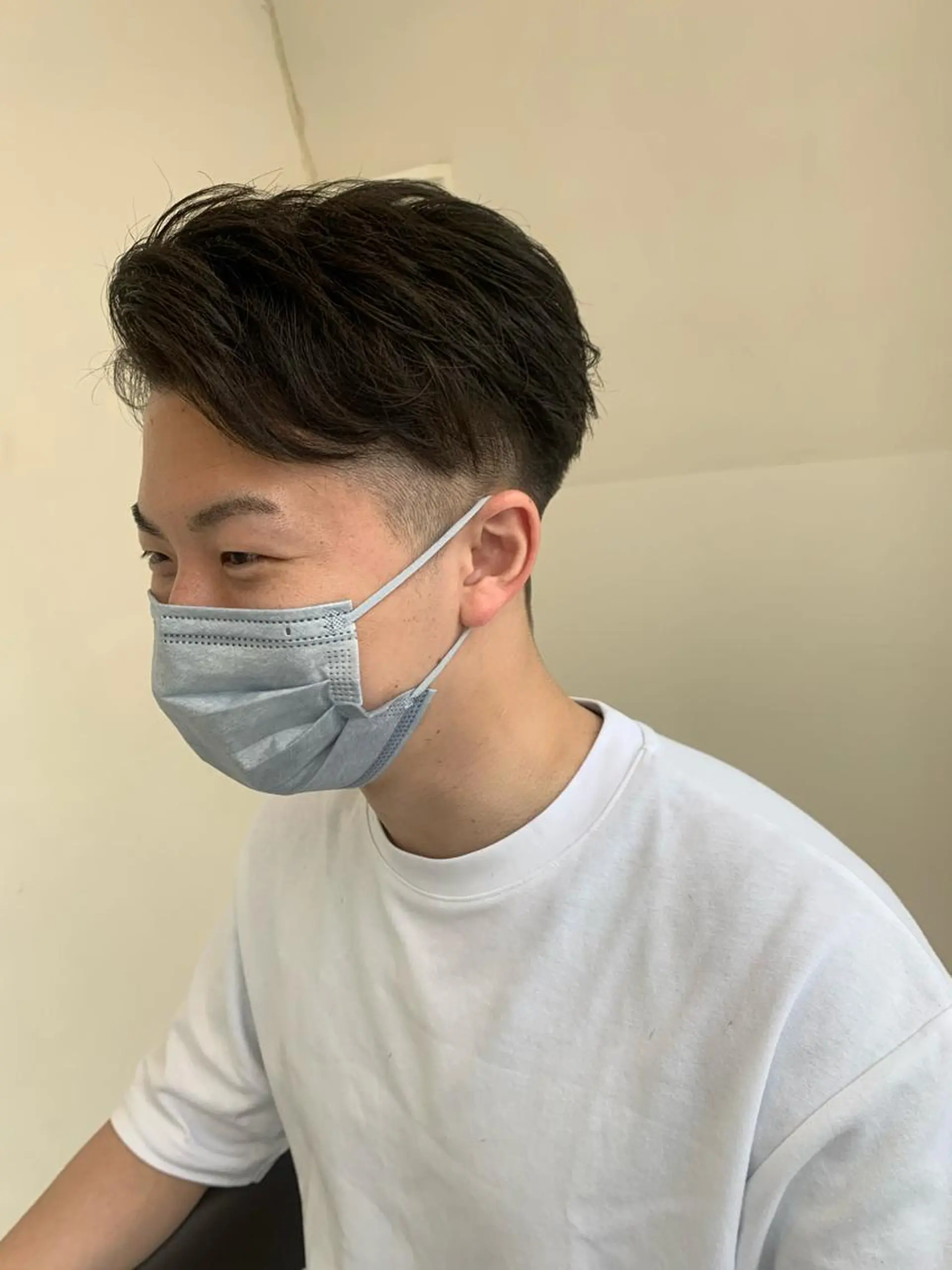 ショート メンズ 刈り上げ RIKA💙パーマ 艶カラー💙のヘアスタイル