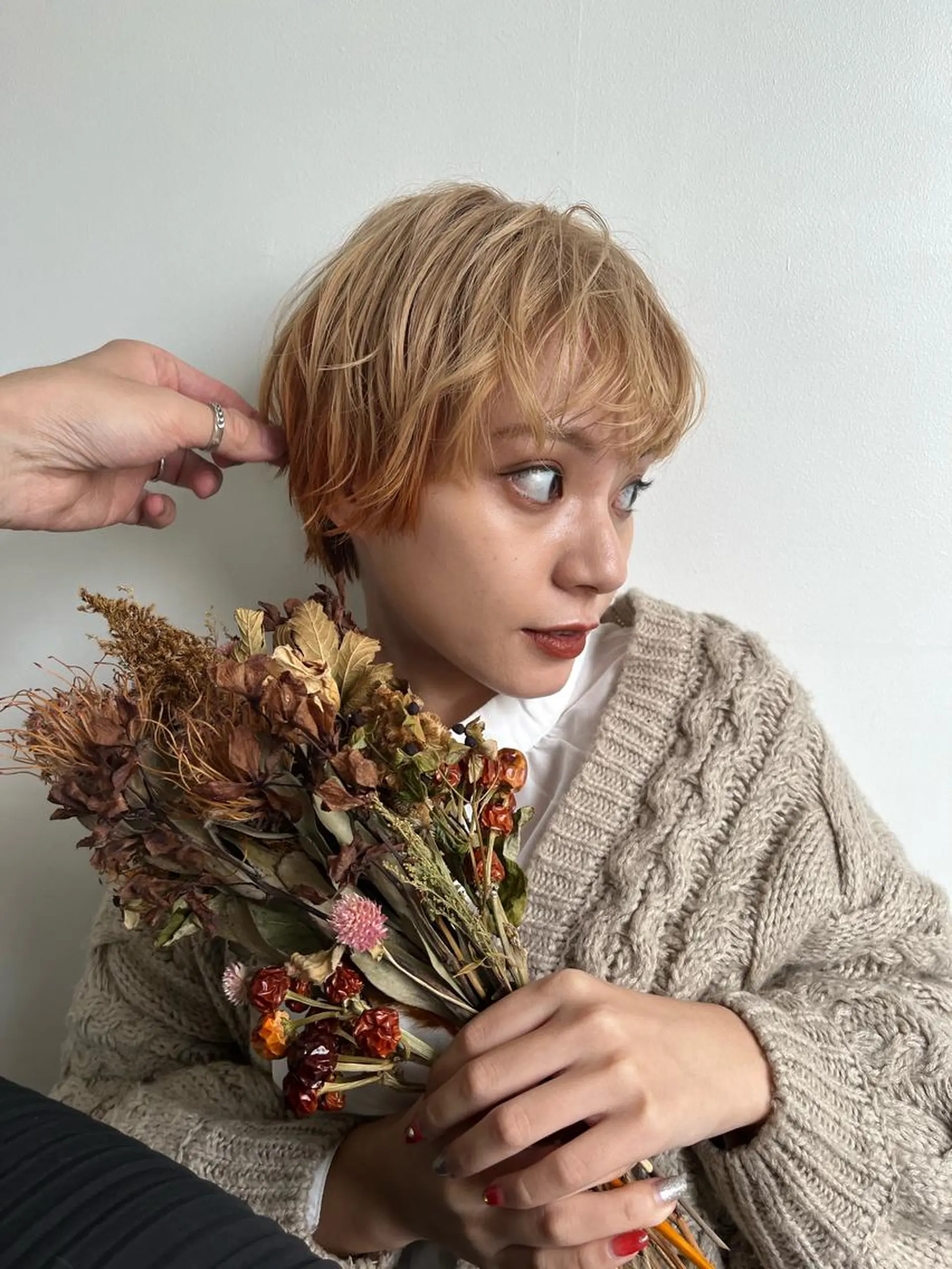 ショート カラー 髪質改善/縮毛矯正/ 透明感カラーYUMAのヘアスタイル